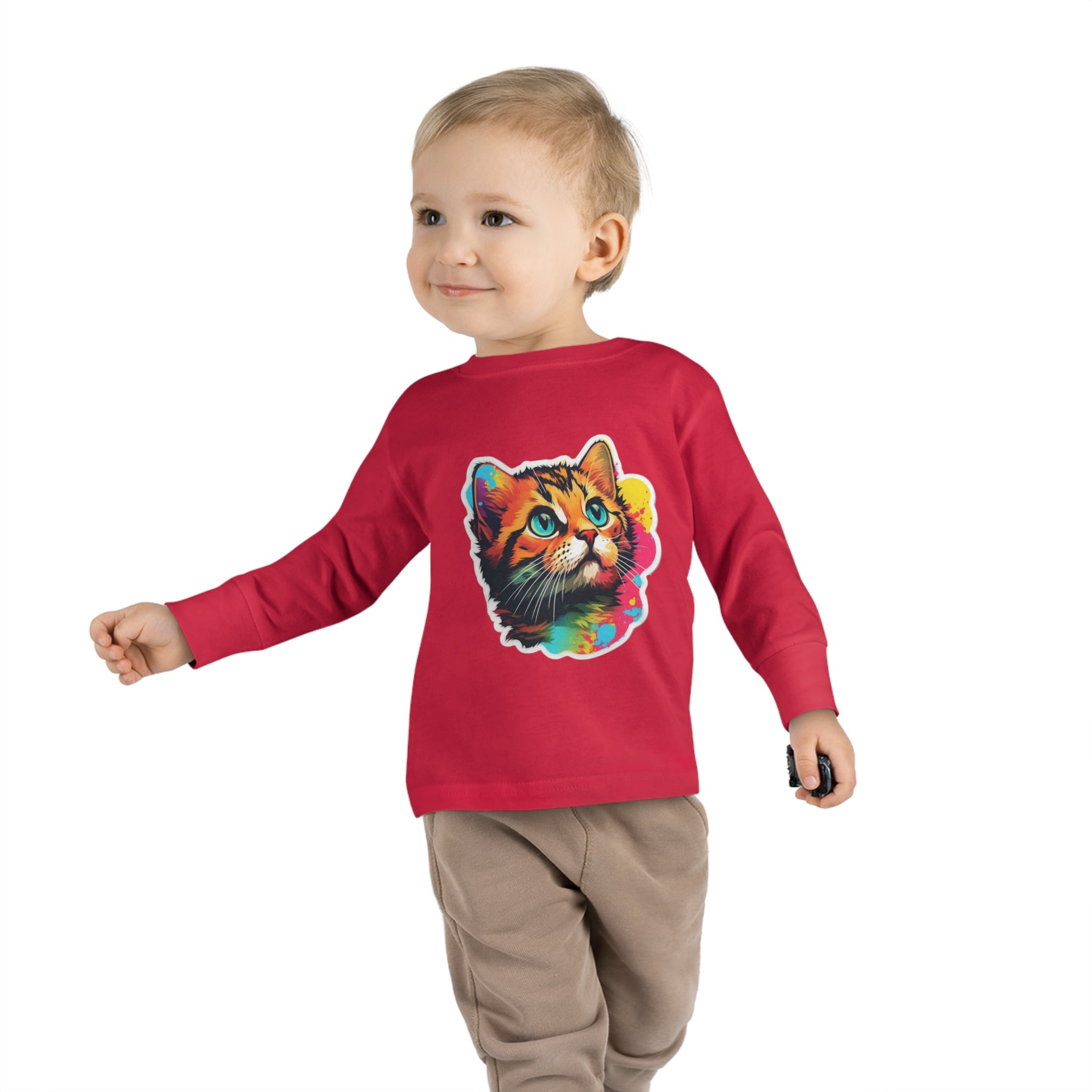 Toddler Long Sleeve Tee - Kittens 05