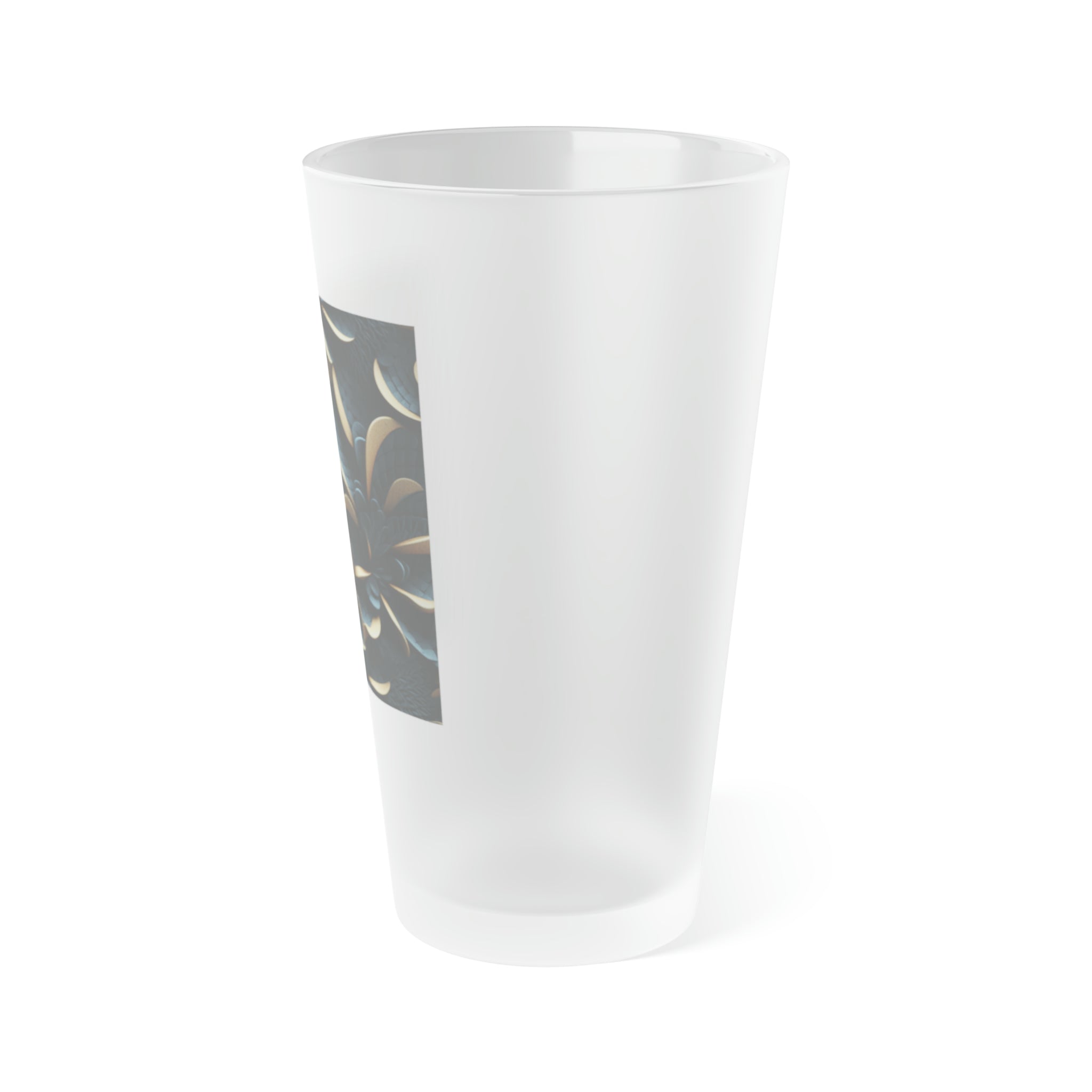 Frosted Pint Glass, 16oz - Vibrant Designs 05