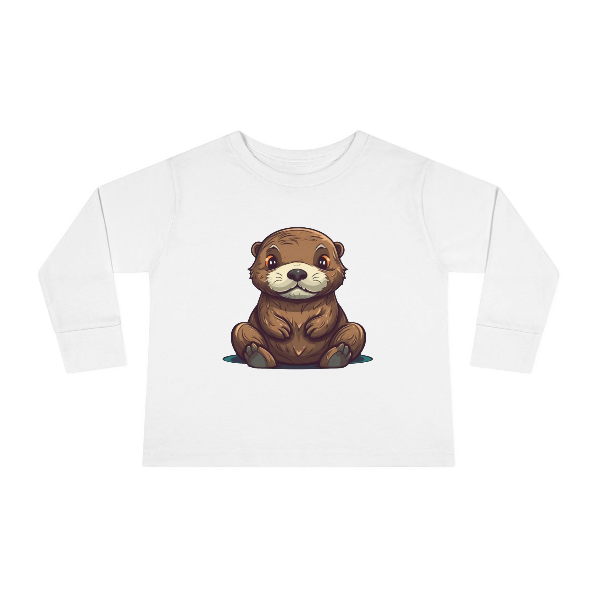 Toddler Long Sleeve Tee - Sea Otter Pup