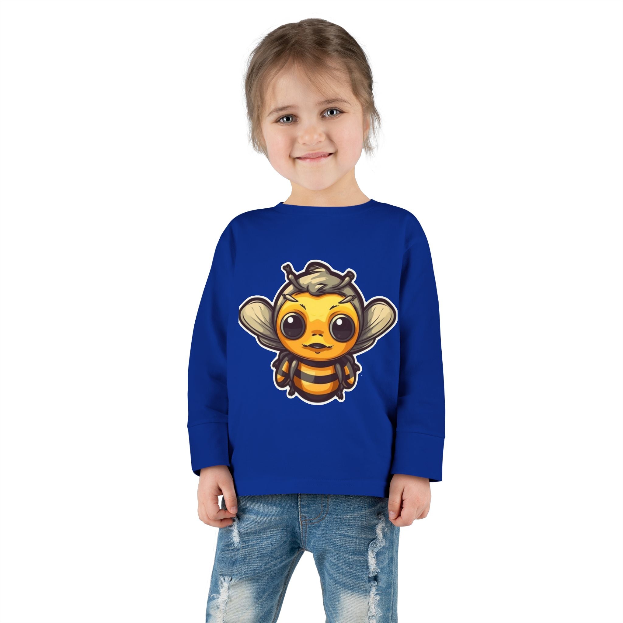 Toddler Long Sleeve Tee - Bee Larva