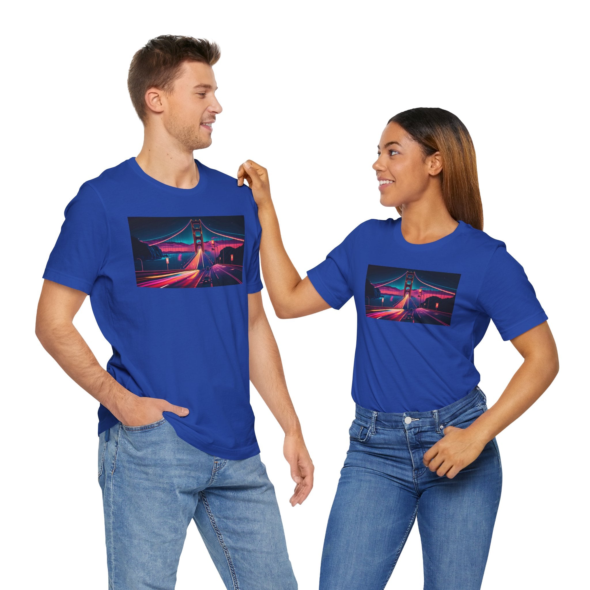 Unisex Jersey Short Sleeve Tee - Golden Gate Bridge, San Francisco, USA