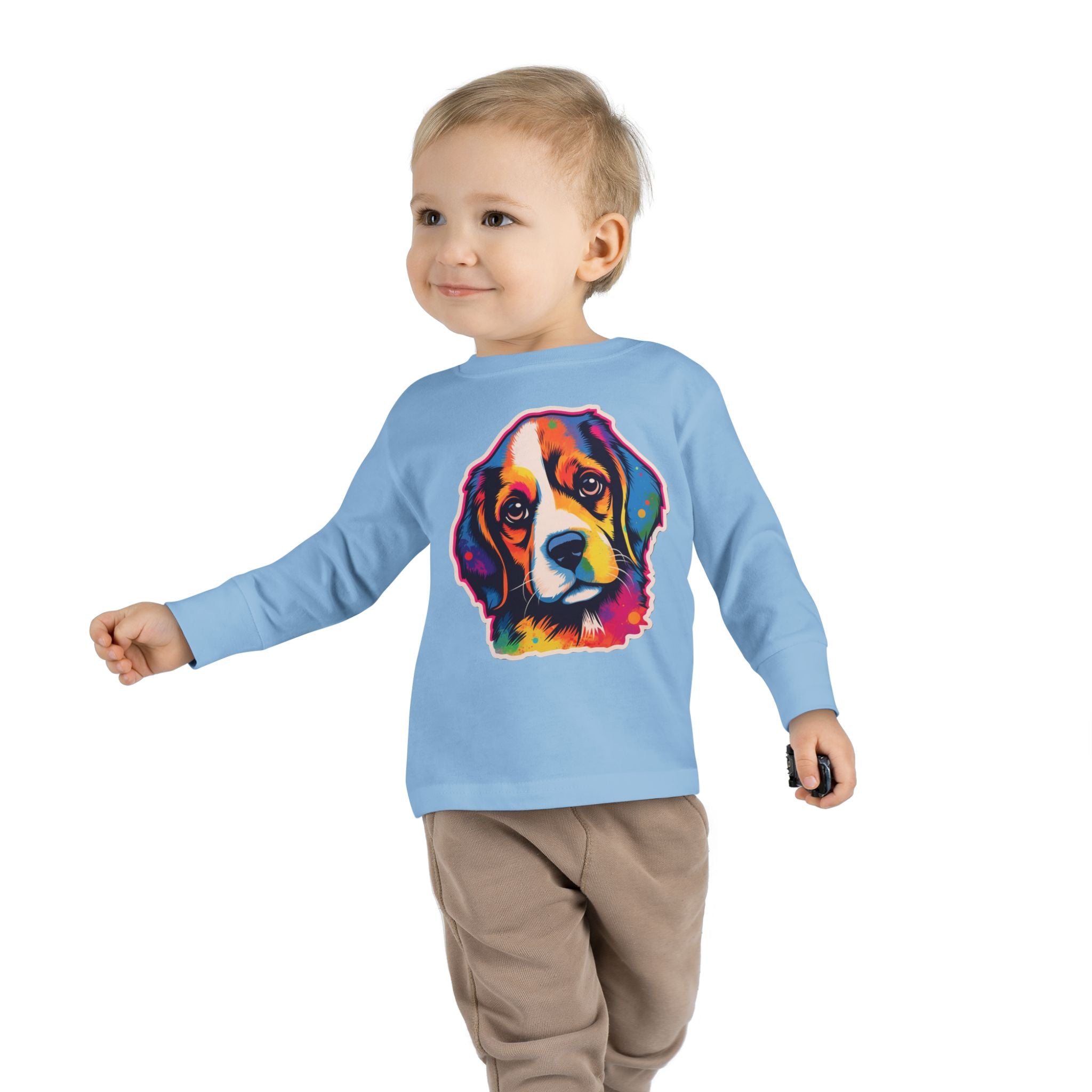 Toddler Long Sleeve Tee - Puppies 01