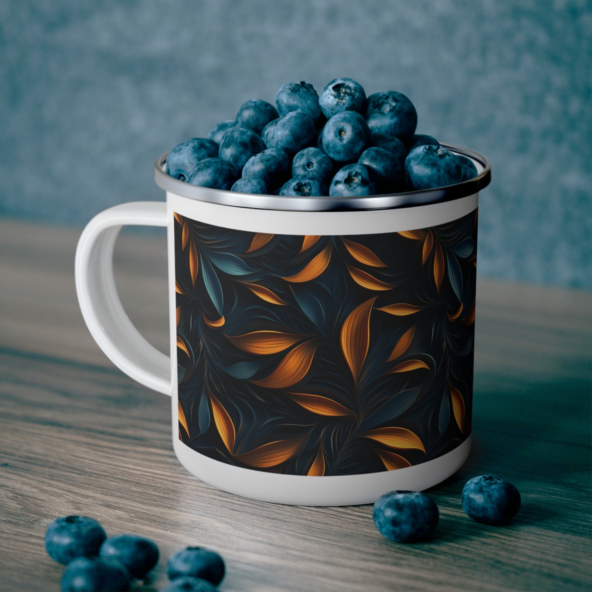 Enamel Camping Mug - Seamless Designs 17