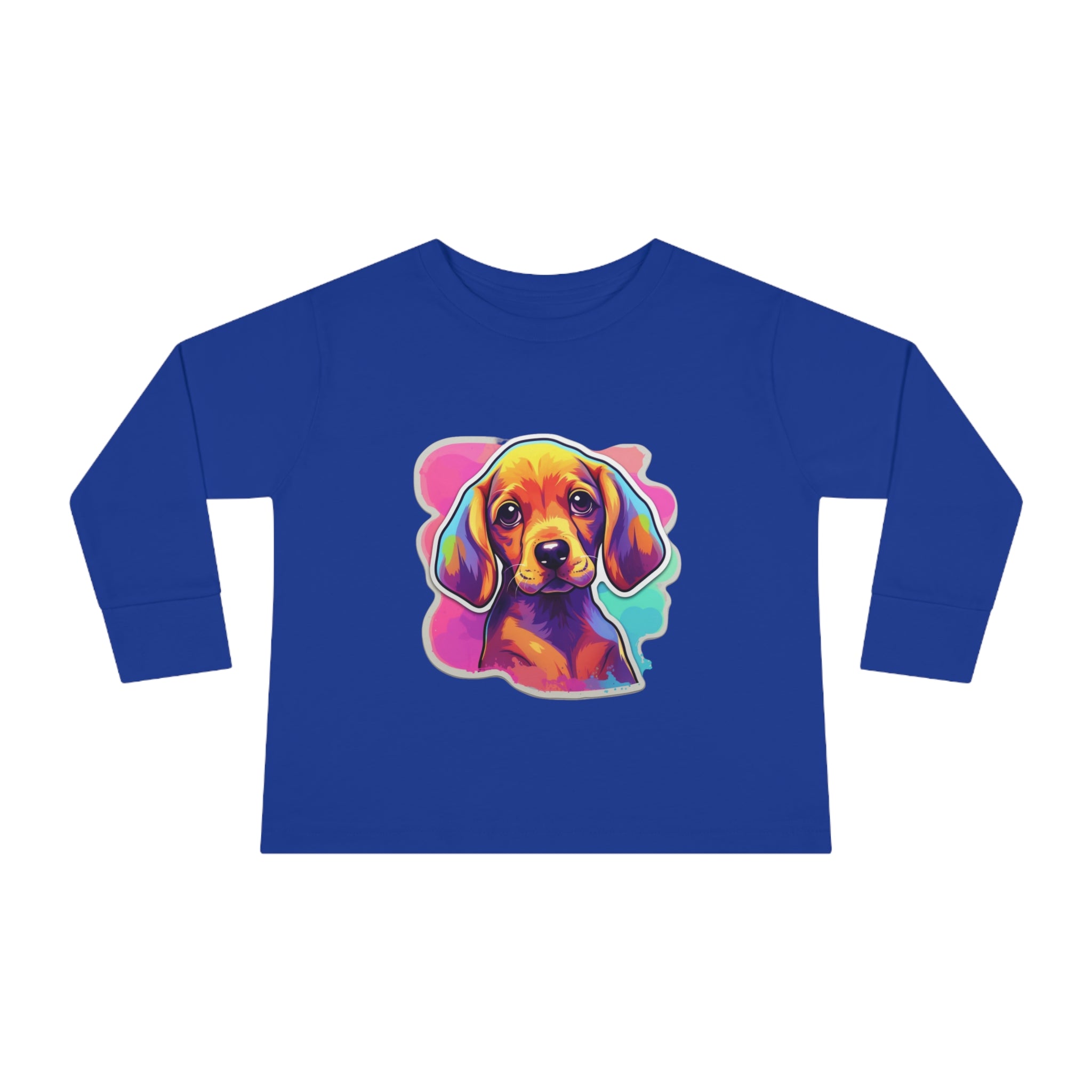Toddler Long Sleeve Tee - Puppies 06