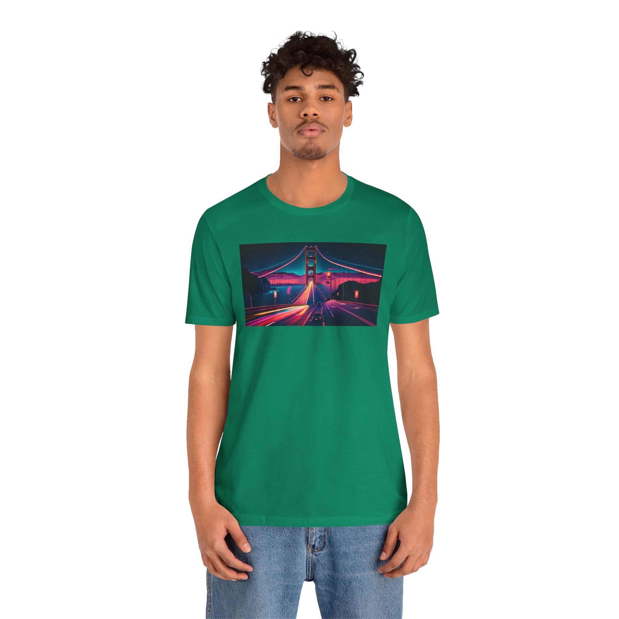 Unisex Jersey Short Sleeve Tee - Golden Gate Bridge, San Francisco, USA