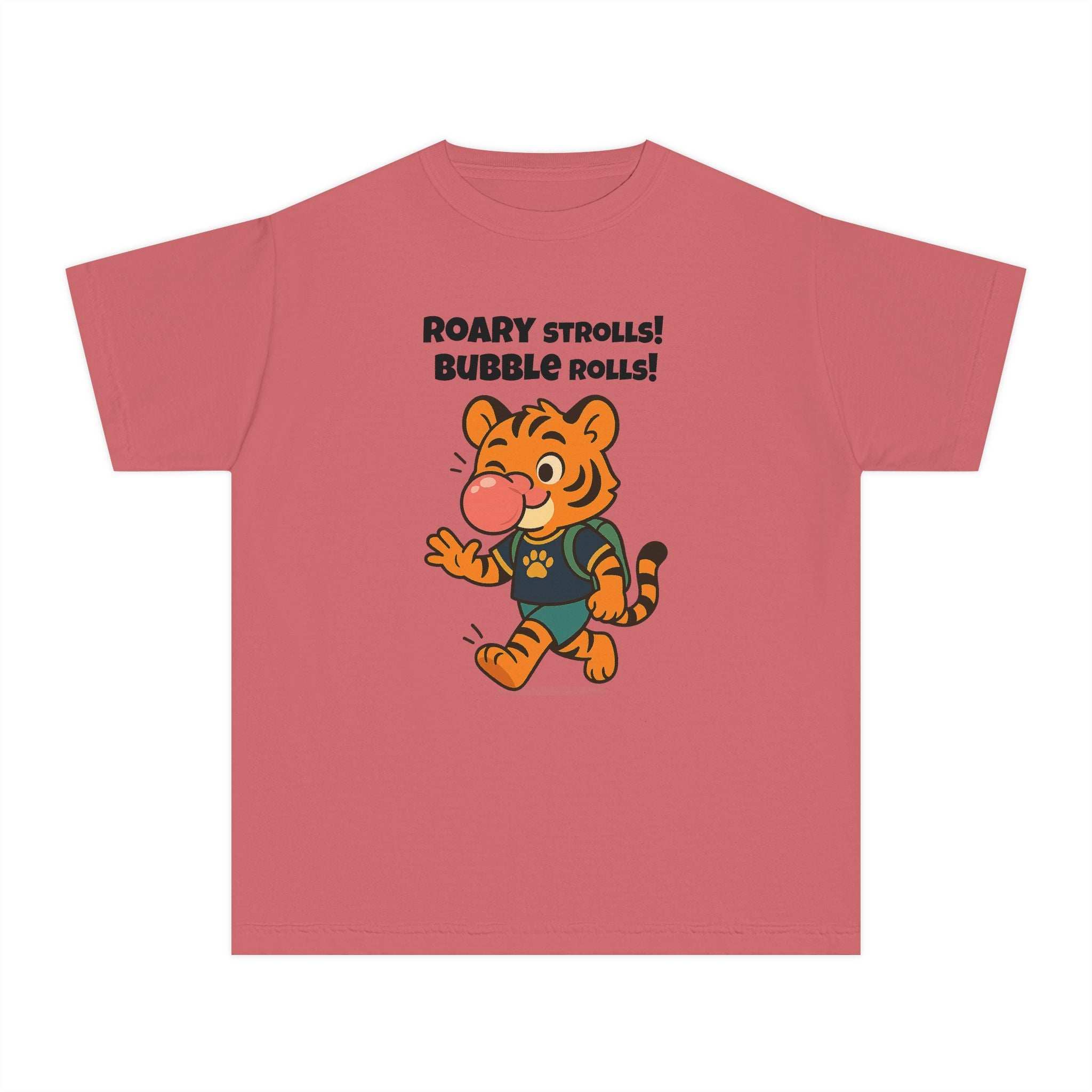 Youth Midweight Cotton Tee - Roary's Bubblegum Time