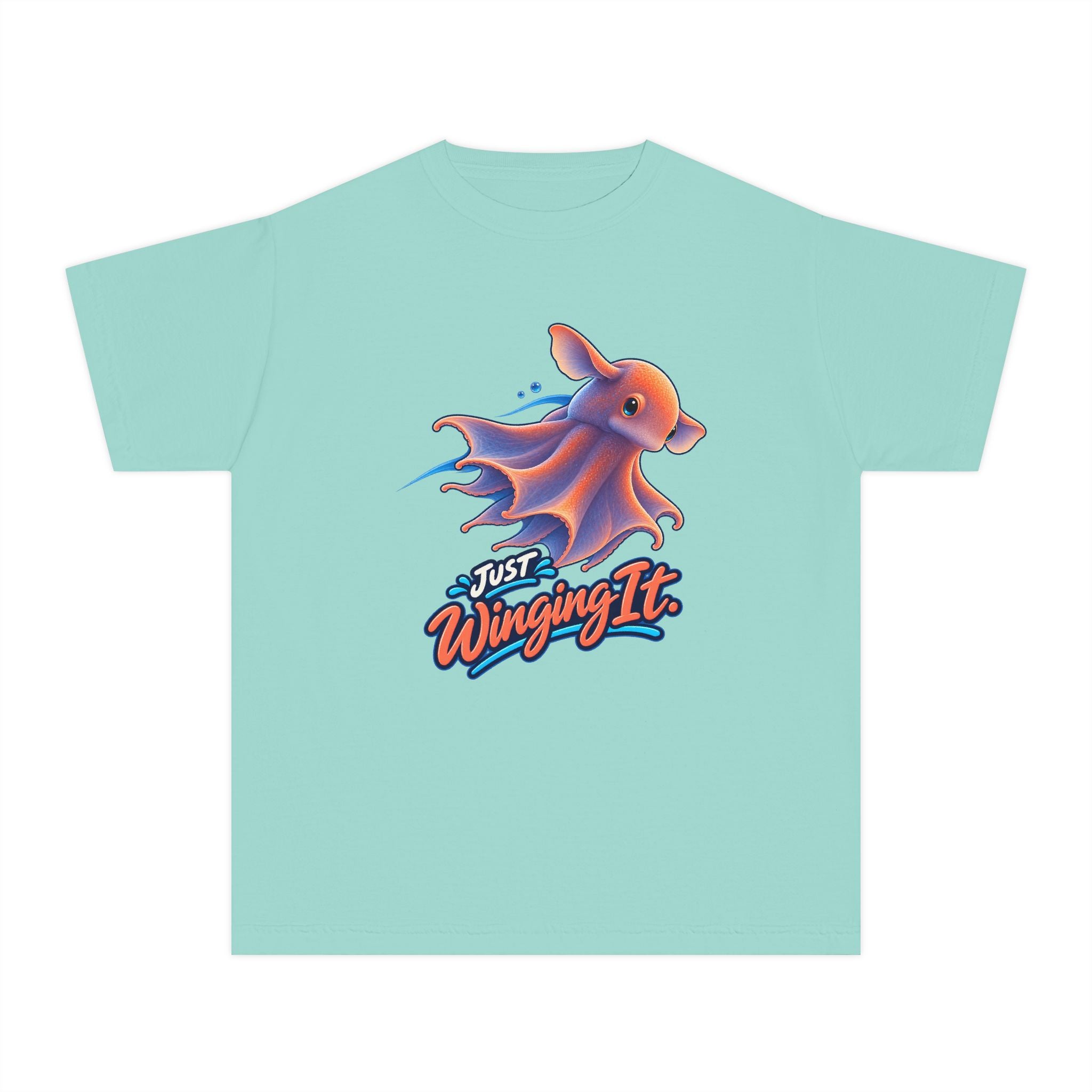 Youth Midweight Cotton Tee - Dumbo Octopus