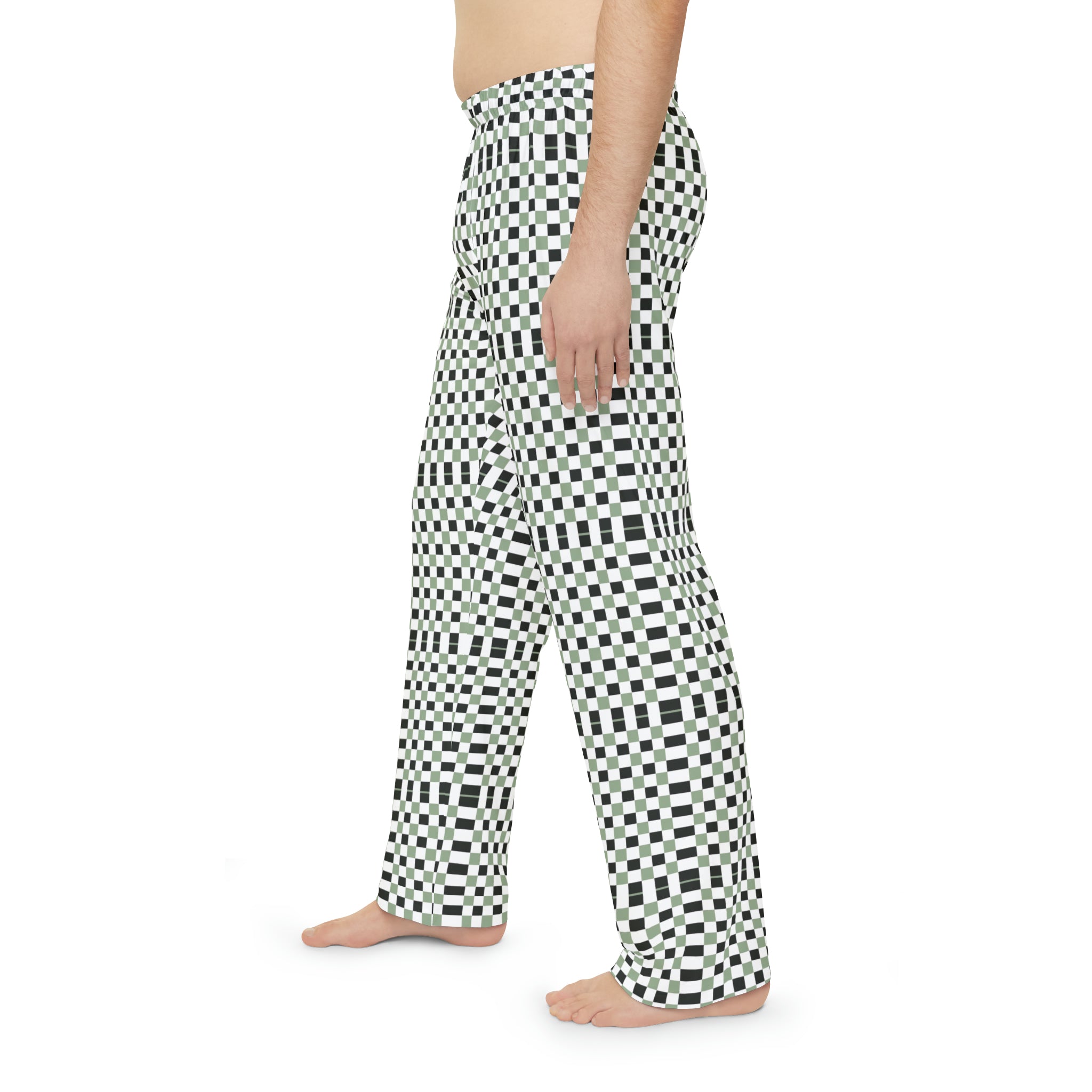 Men's Pajama Pants (AOP) - Seamless Checkered Designs 05