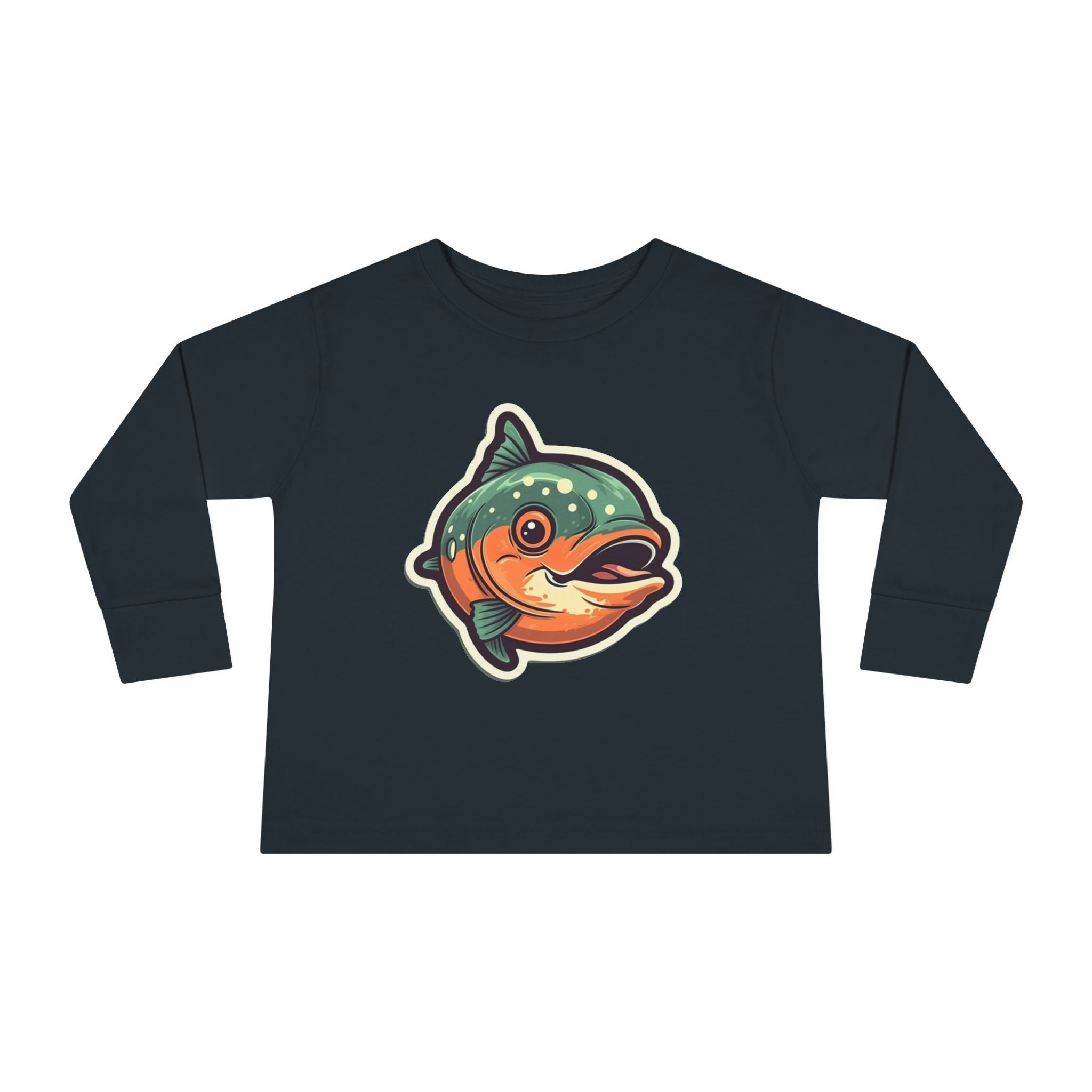 Toddler Long Sleeve Tee - Salmon Fry