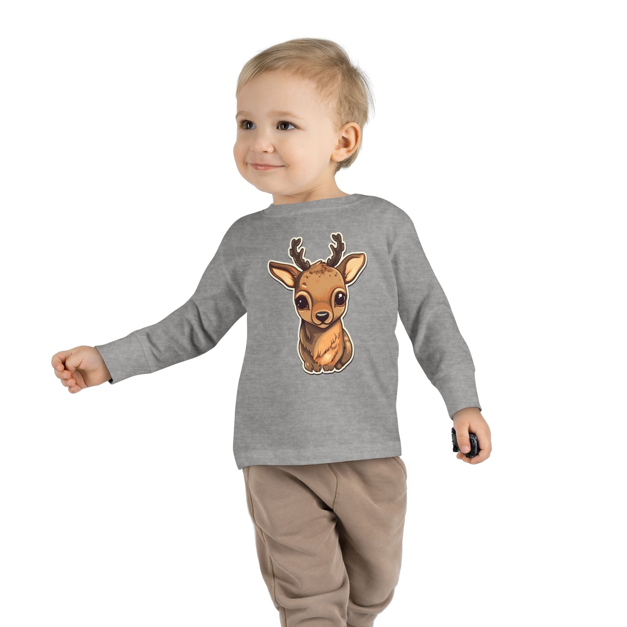 Toddler Long Sleeve Tee - Elk Calf