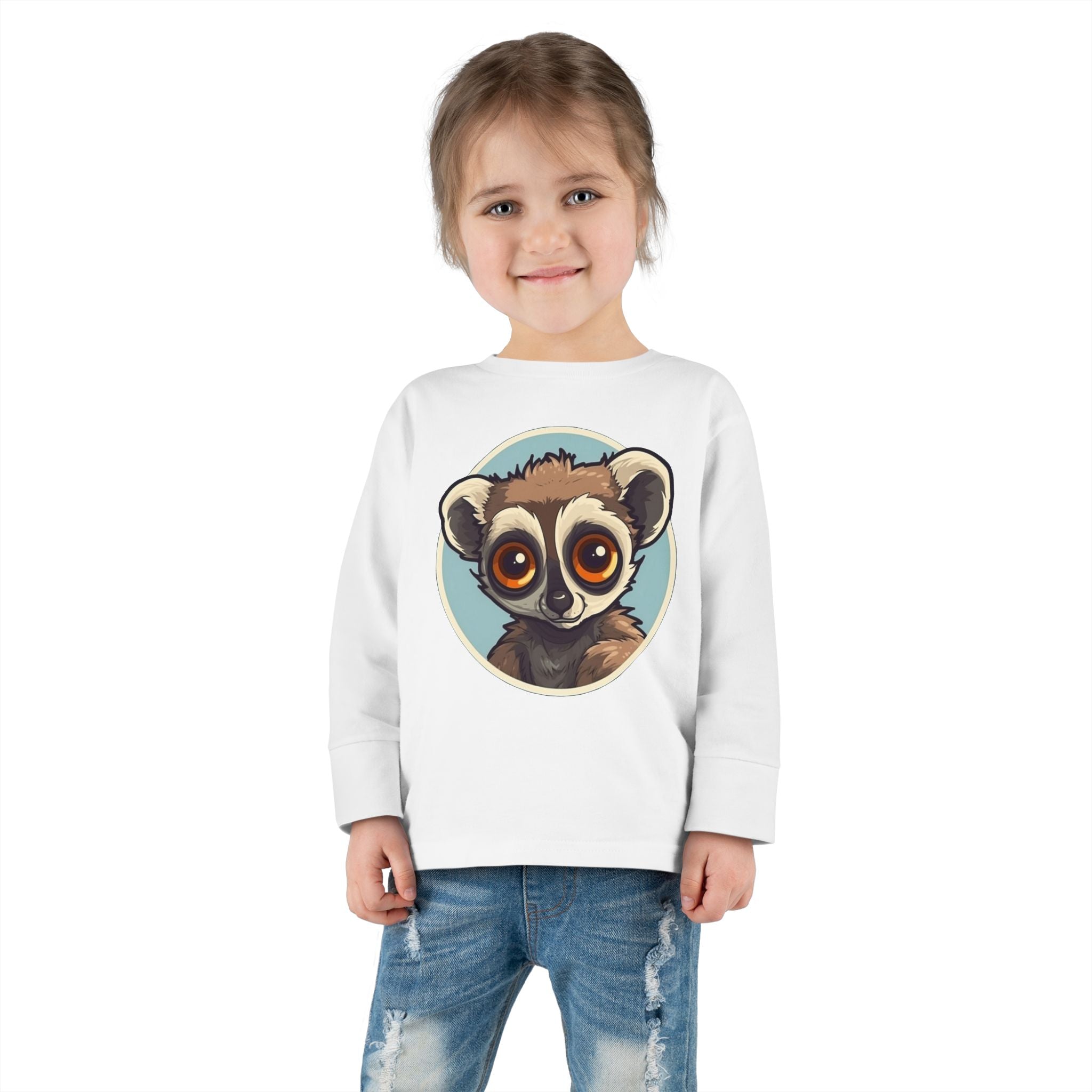 Toddler Long Sleeve Tee - Lemur Pup