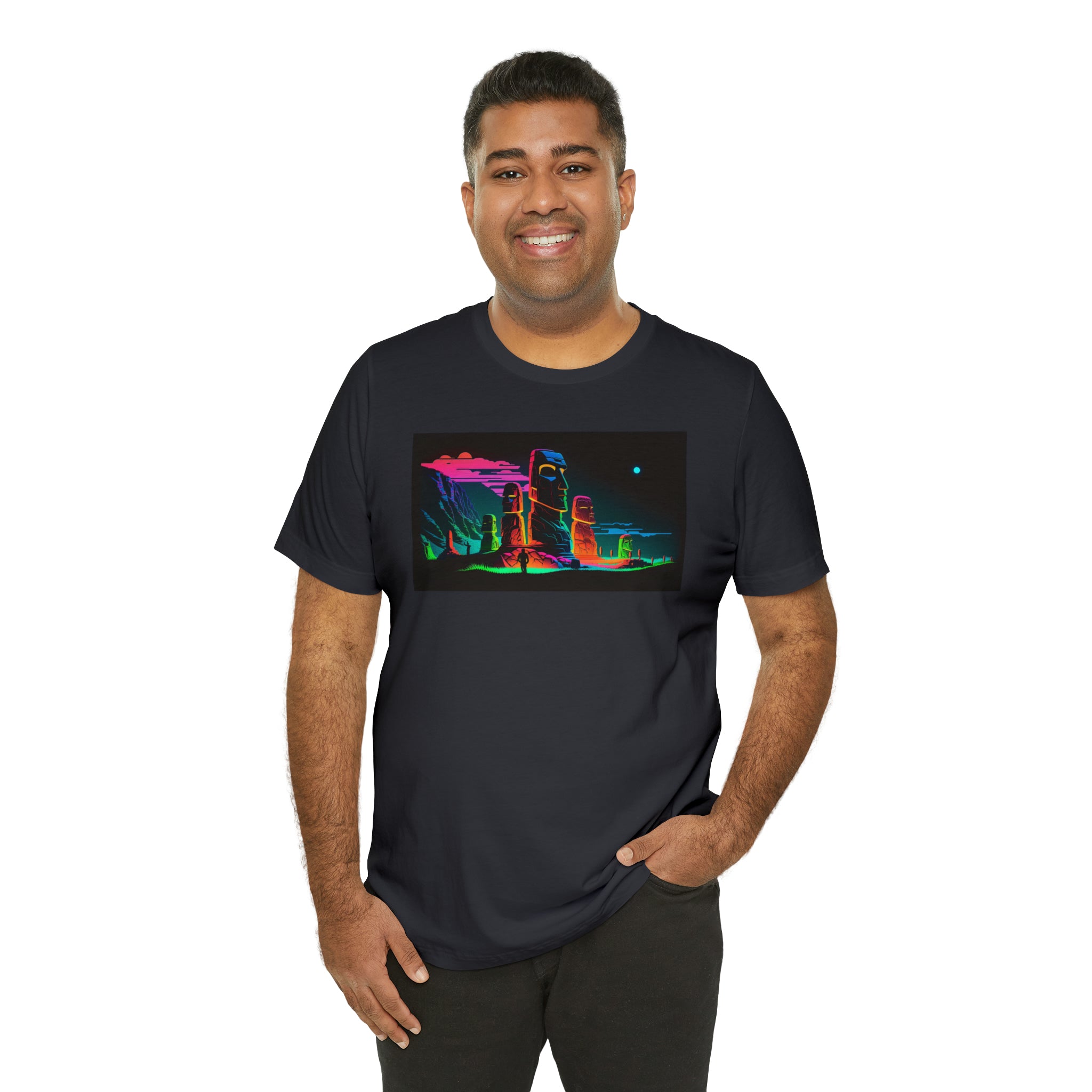 Unisex Jersey Short Sleeve Tee - Easter Islands, Chile