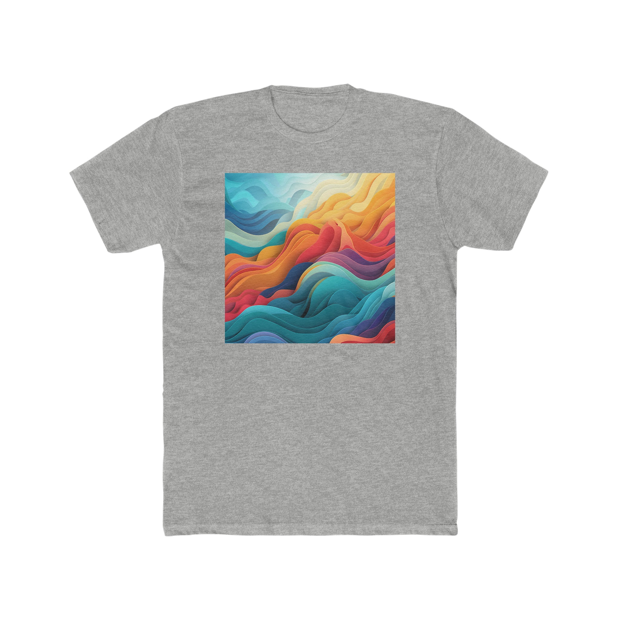 Men's Cotton Crew Tee - Vector Art Design 03