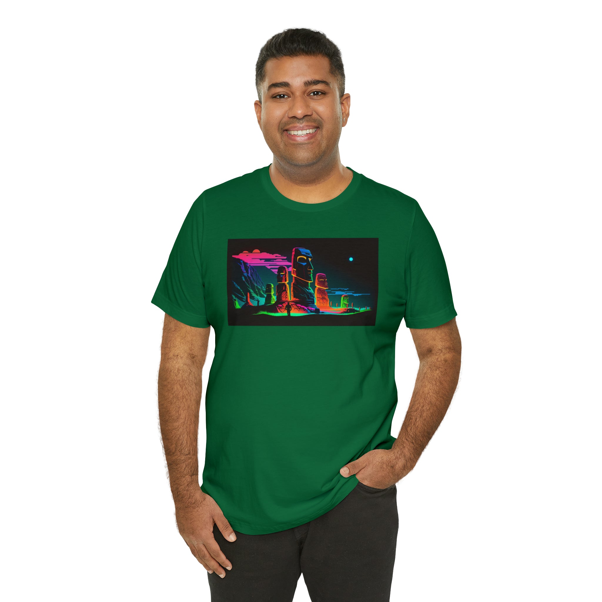 Unisex Jersey Short Sleeve Tee - Easter Islands, Chile