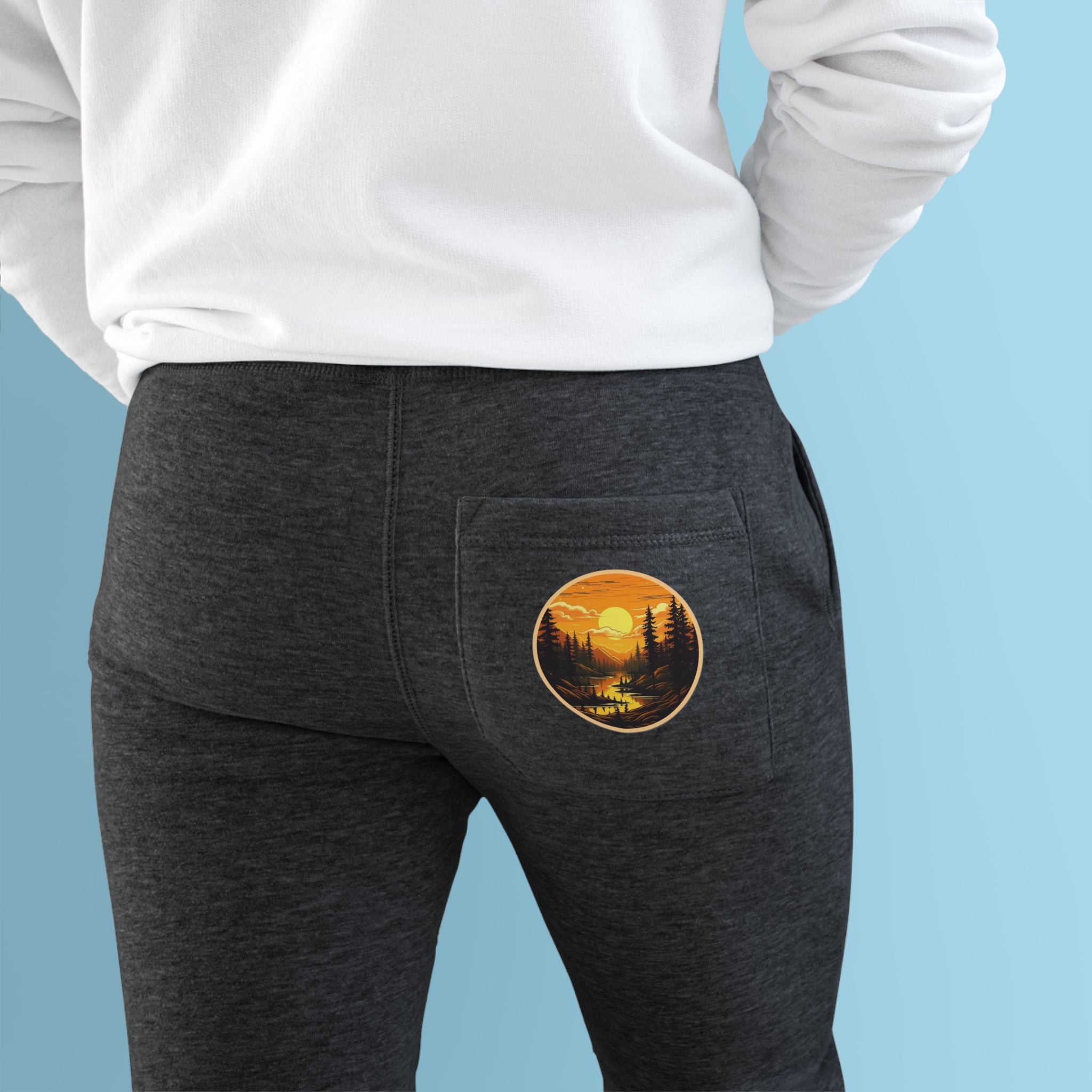 Premium Fleece Joggers - Golden Hour Designs 02