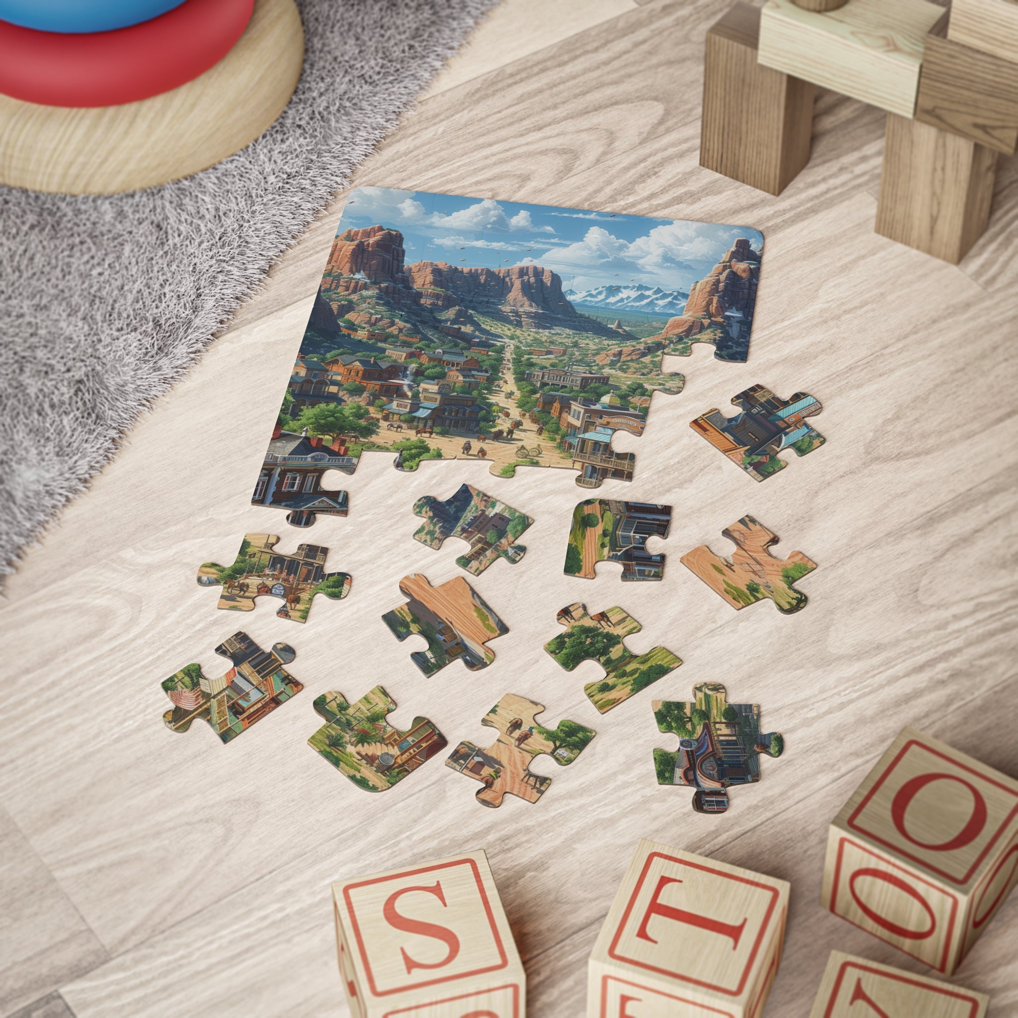 Kids' Puzzle, 30-Piece - Wild West