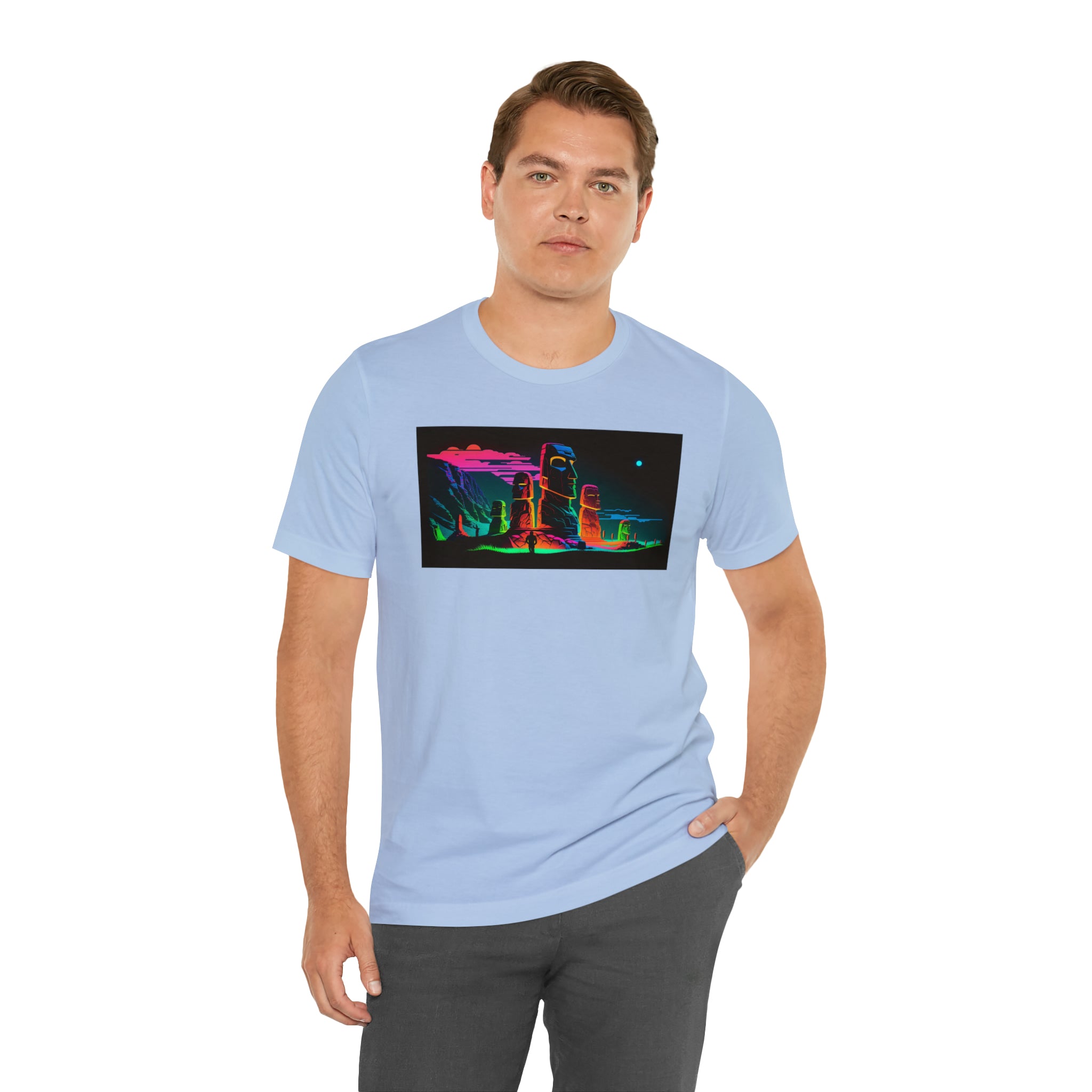 Unisex Jersey Short Sleeve Tee - Easter Islands, Chile