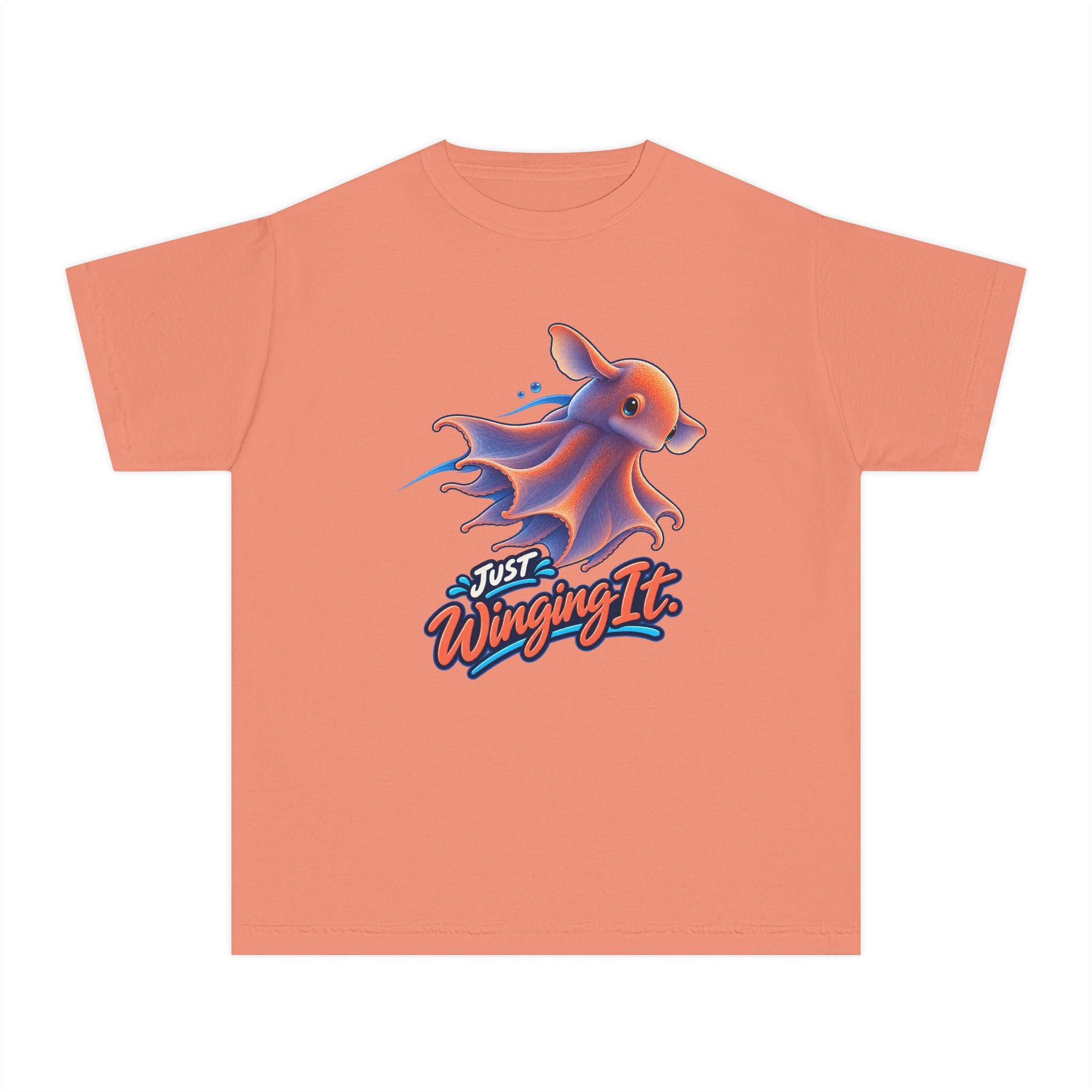 Youth Midweight Cotton Tee - Dumbo Octopus