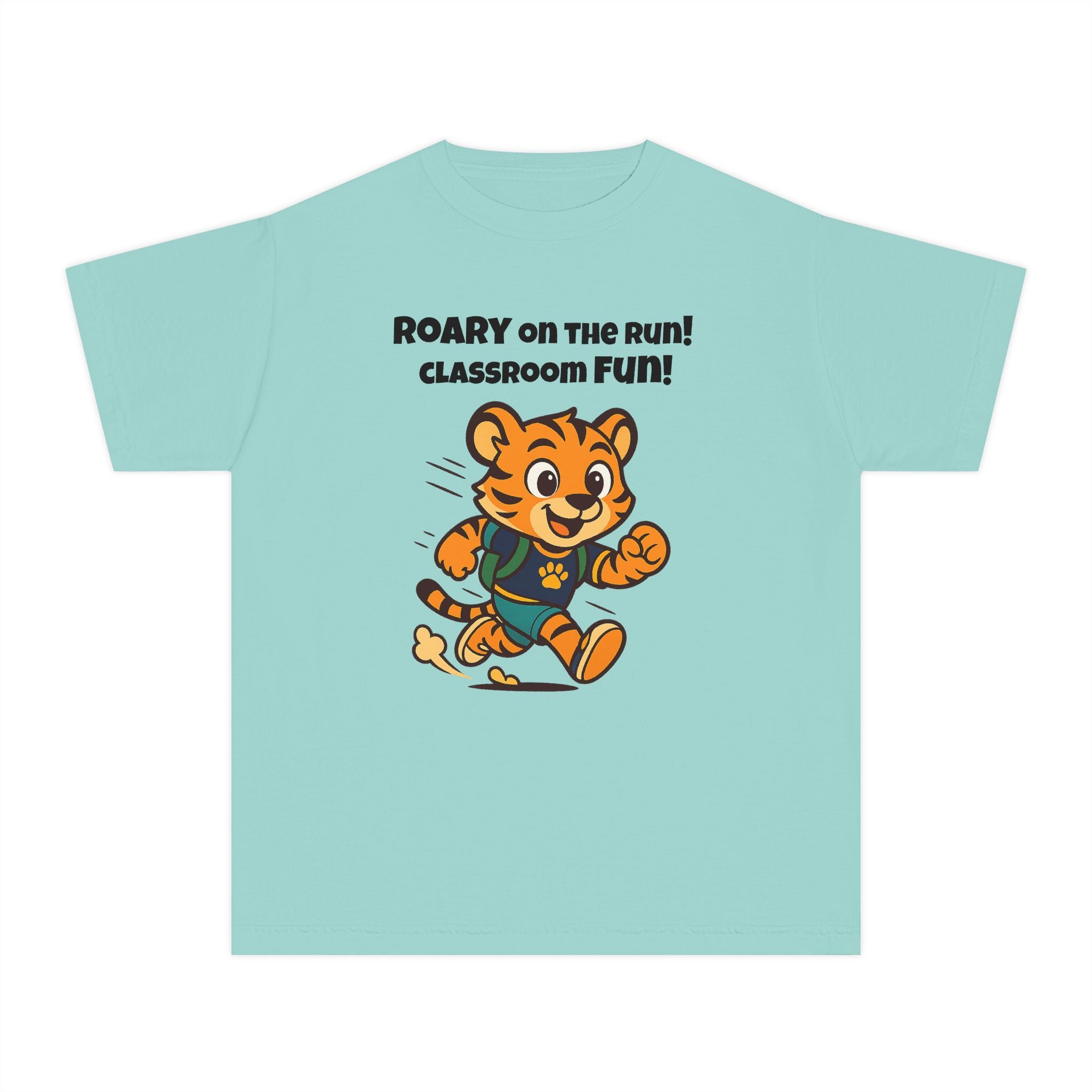 Youth Midweight Cotton Tee - Roary's Dash to School