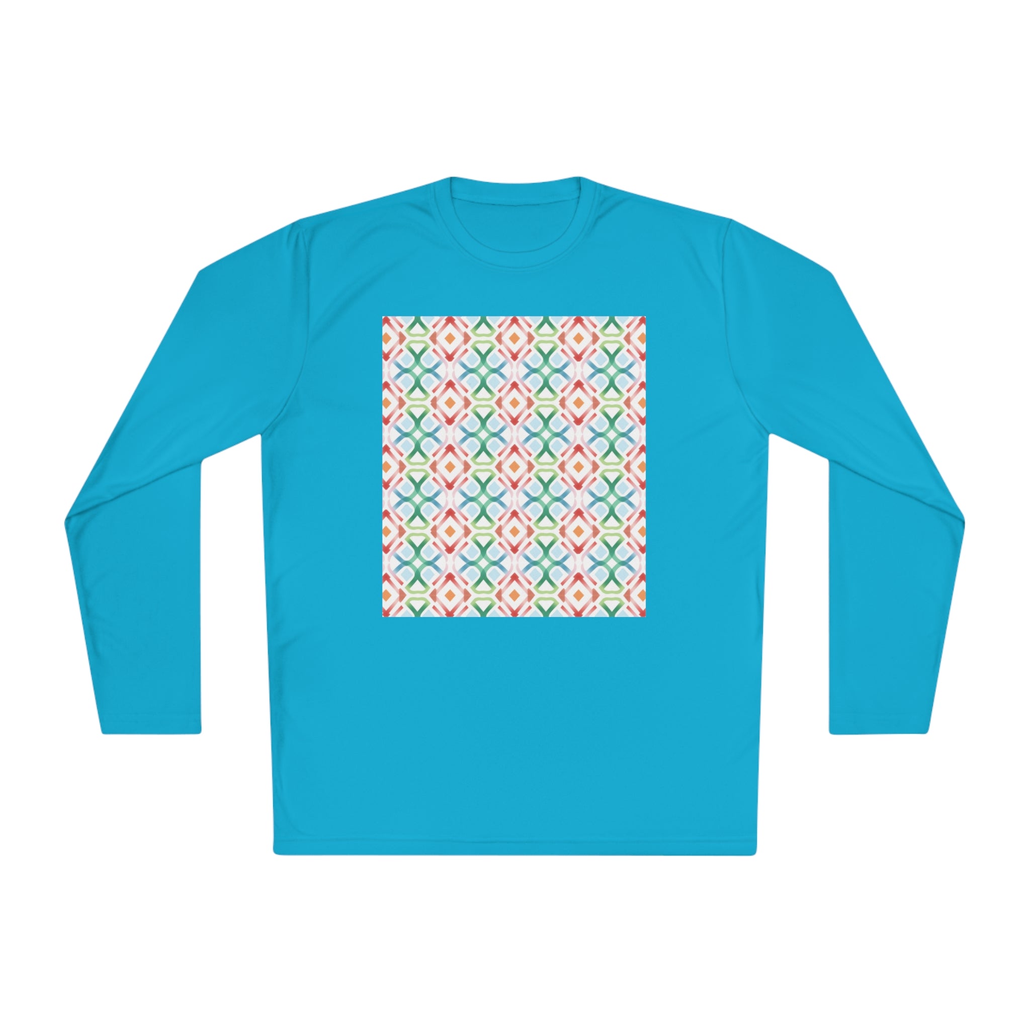 Unisex Lightweight Long Sleeve Tee (AOP) - Abstract Designs 09