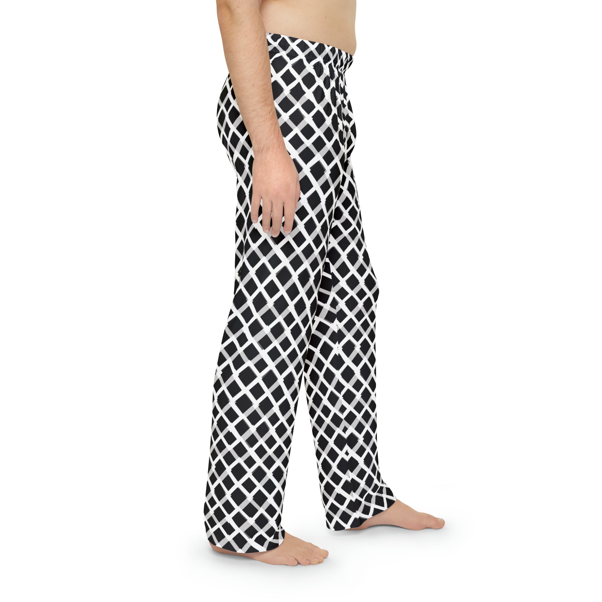 Men's Pajama Pants (AOP) - Seamless Checkered Designs 29