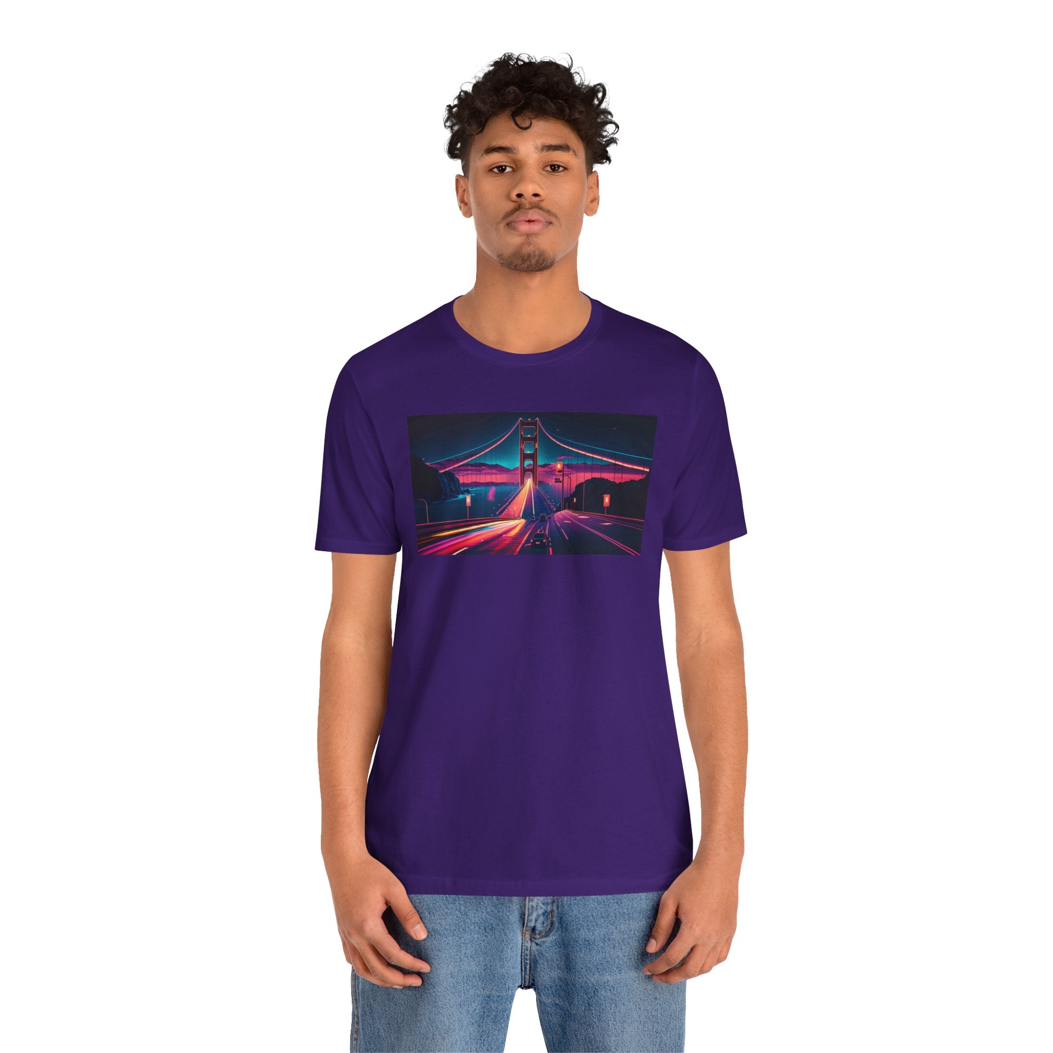 Unisex Jersey Short Sleeve Tee - Golden Gate Bridge, San Francisco, USA