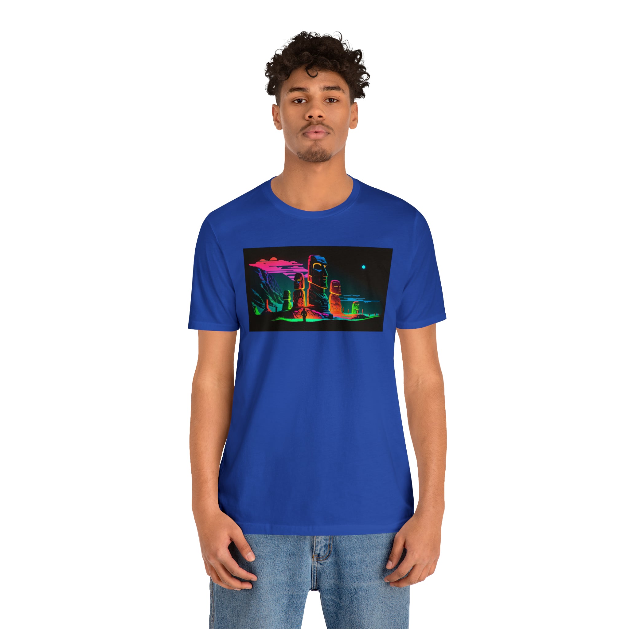 Unisex Jersey Short Sleeve Tee - Easter Islands, Chile