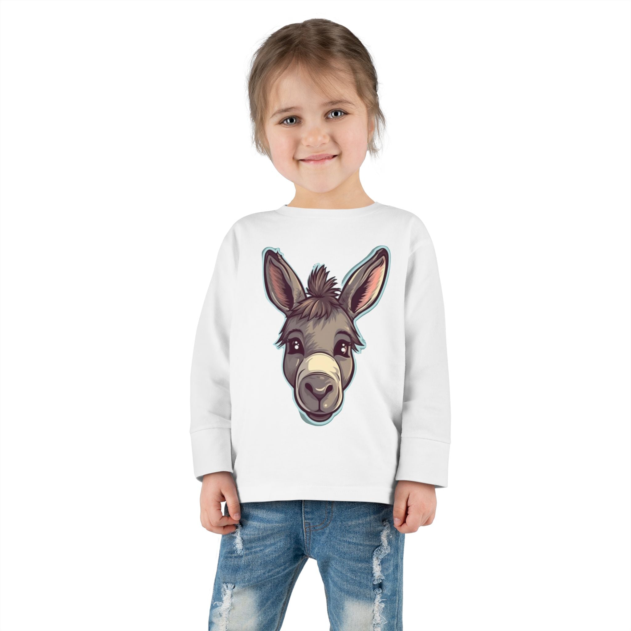 Toddler Long Sleeve Tee - Donkey Foal