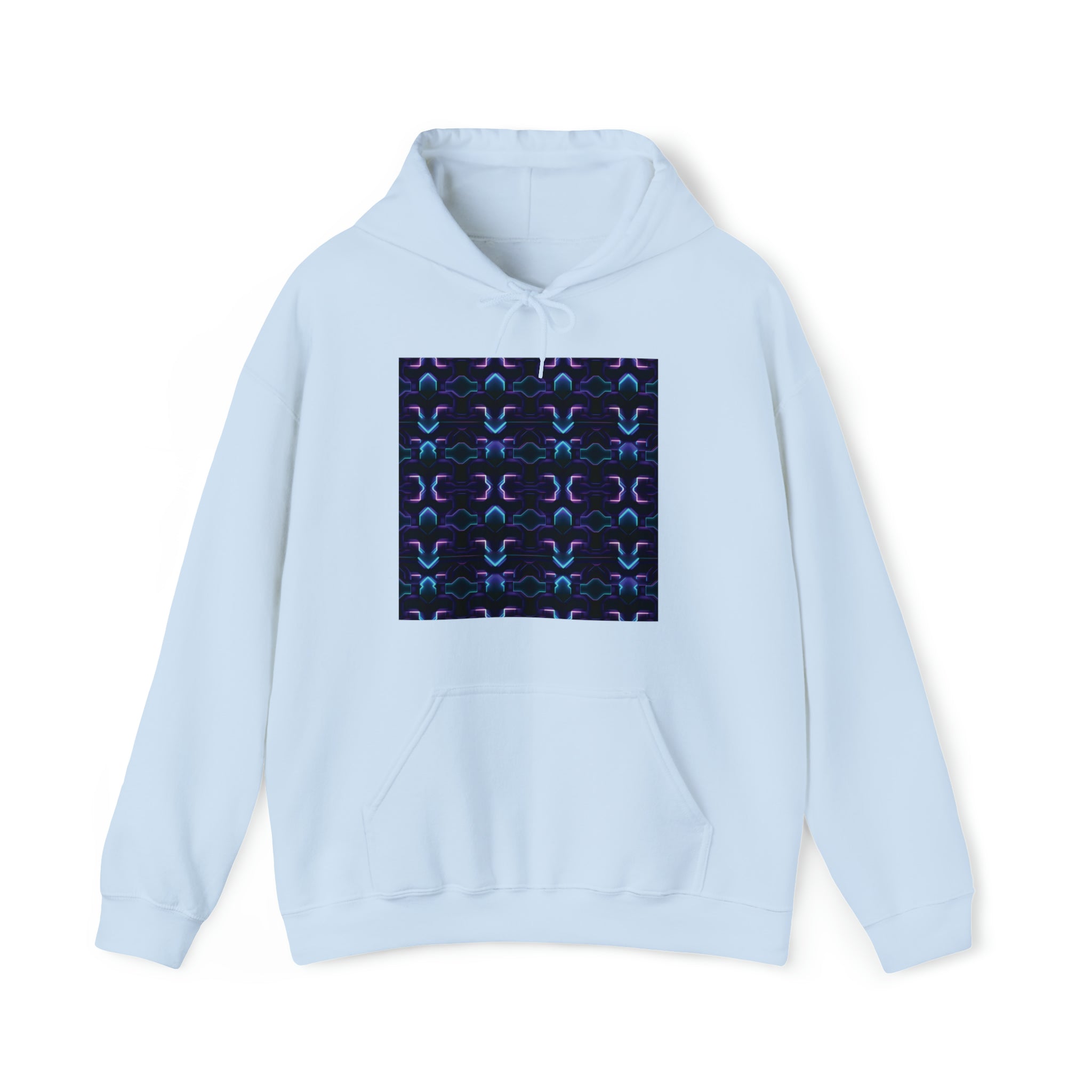 Unisex Heavy Blend™ Hooded Sweatshirt - Abstract Neon Designs 06