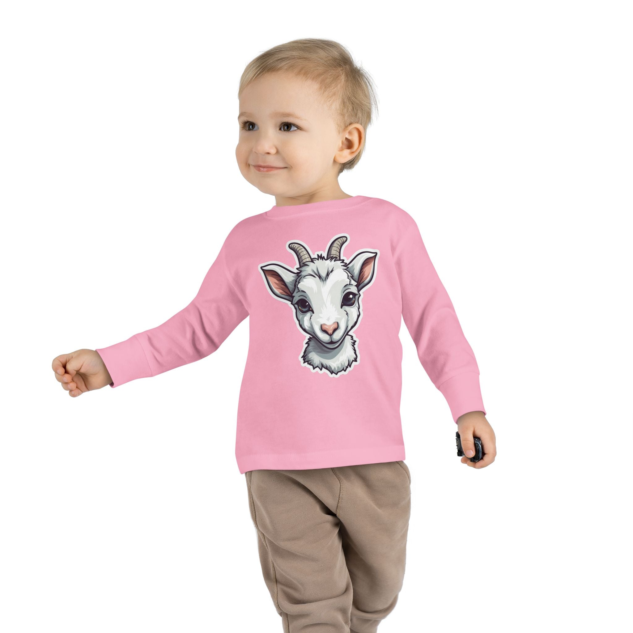 Toddler Long Sleeve Tee - Goat Kid