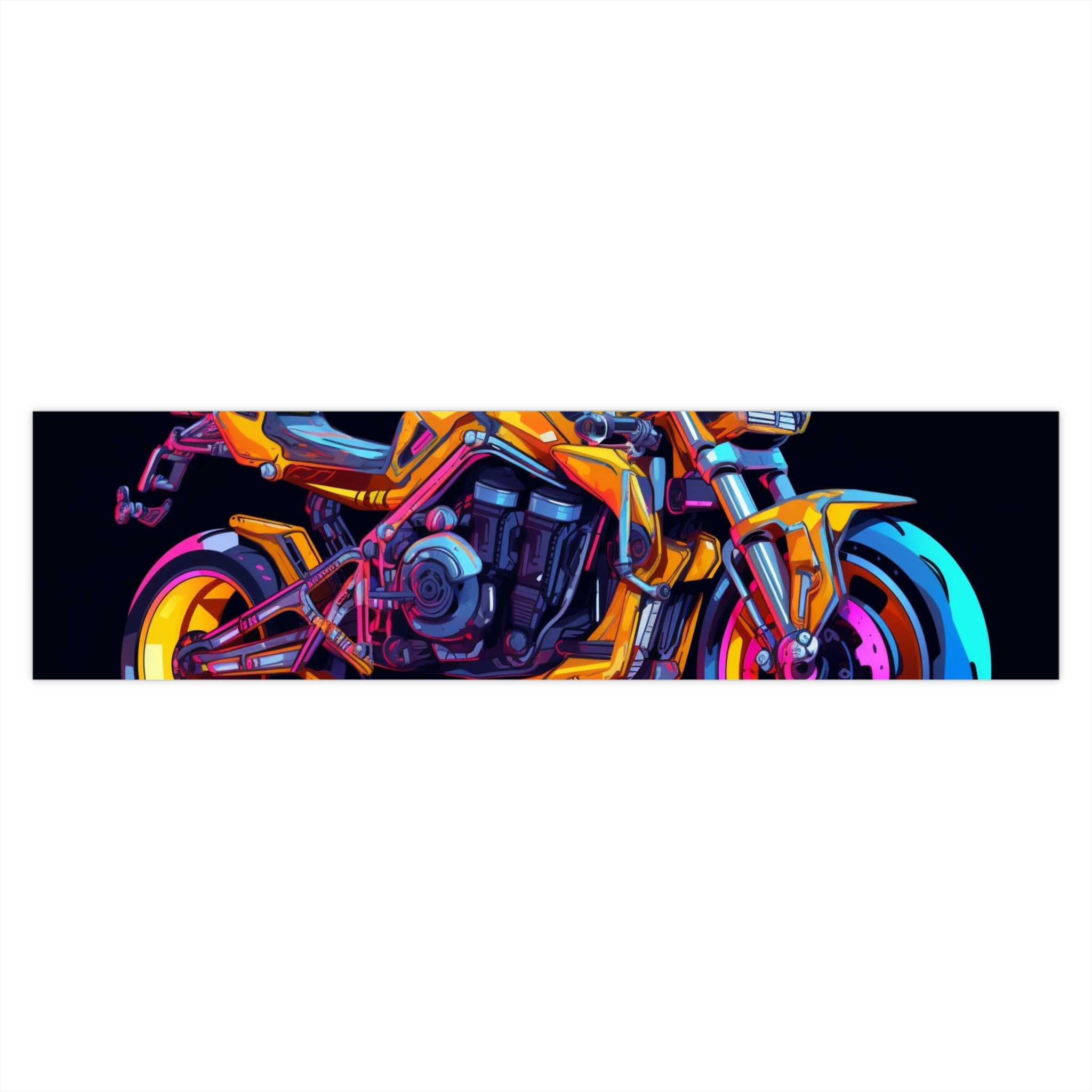 Bumper Stickers - Pop Art Designs, Motorcycle 06