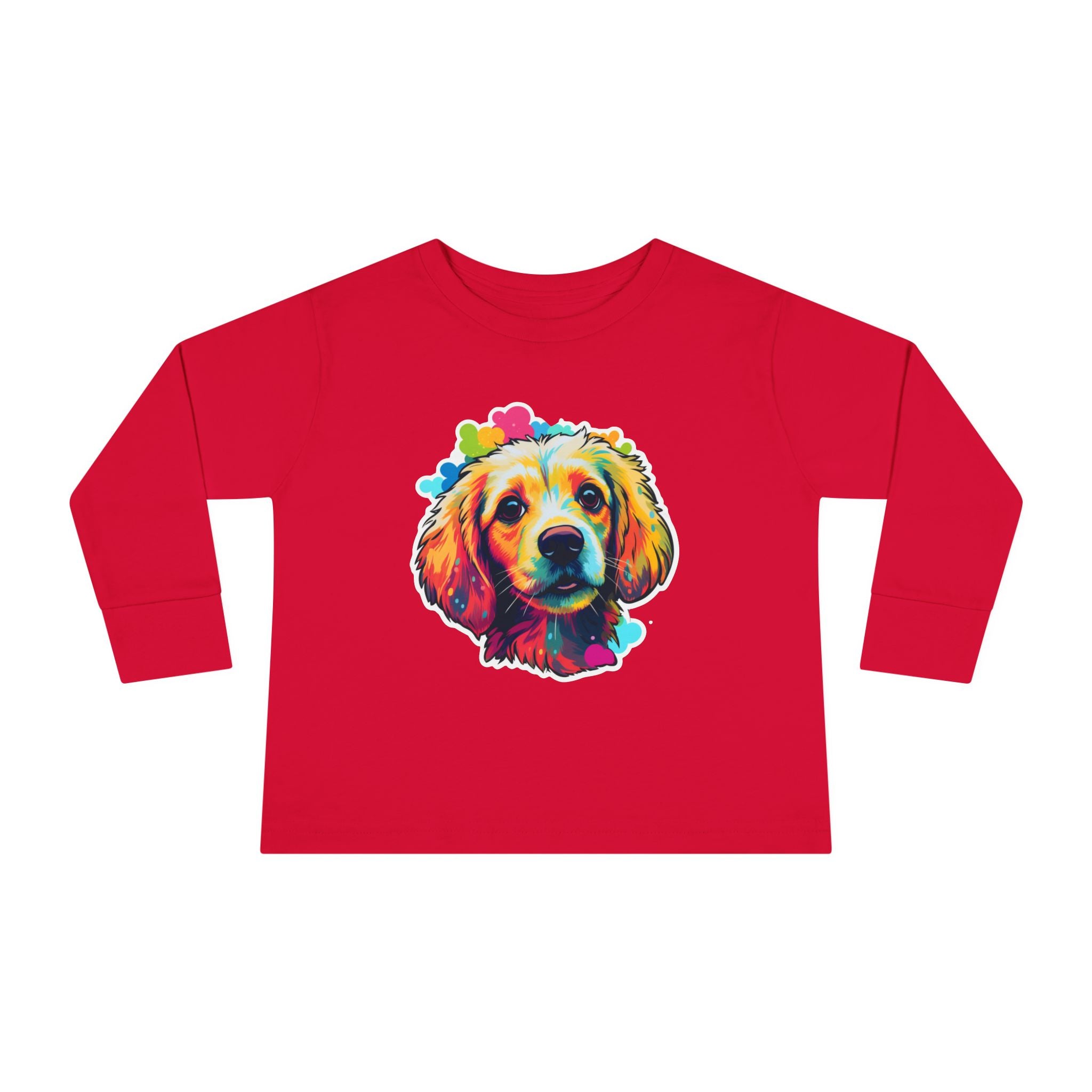 Toddler Long Sleeve Tee - Puppies 07