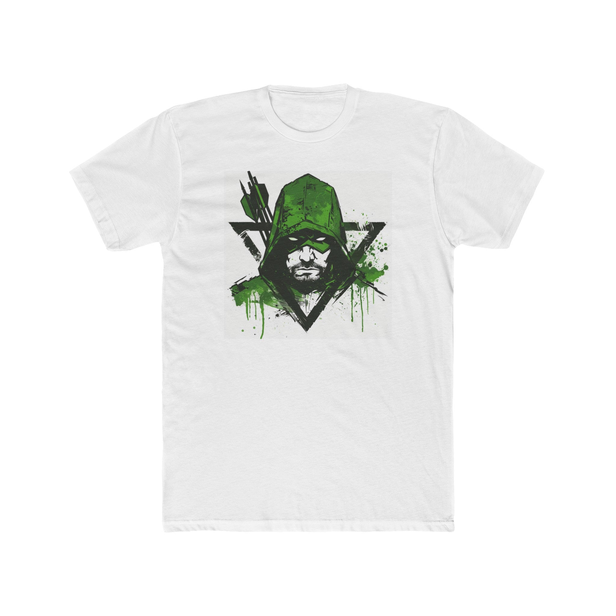 Men's Cotton Crew Tee - Superheroes Collection - Green Arrow