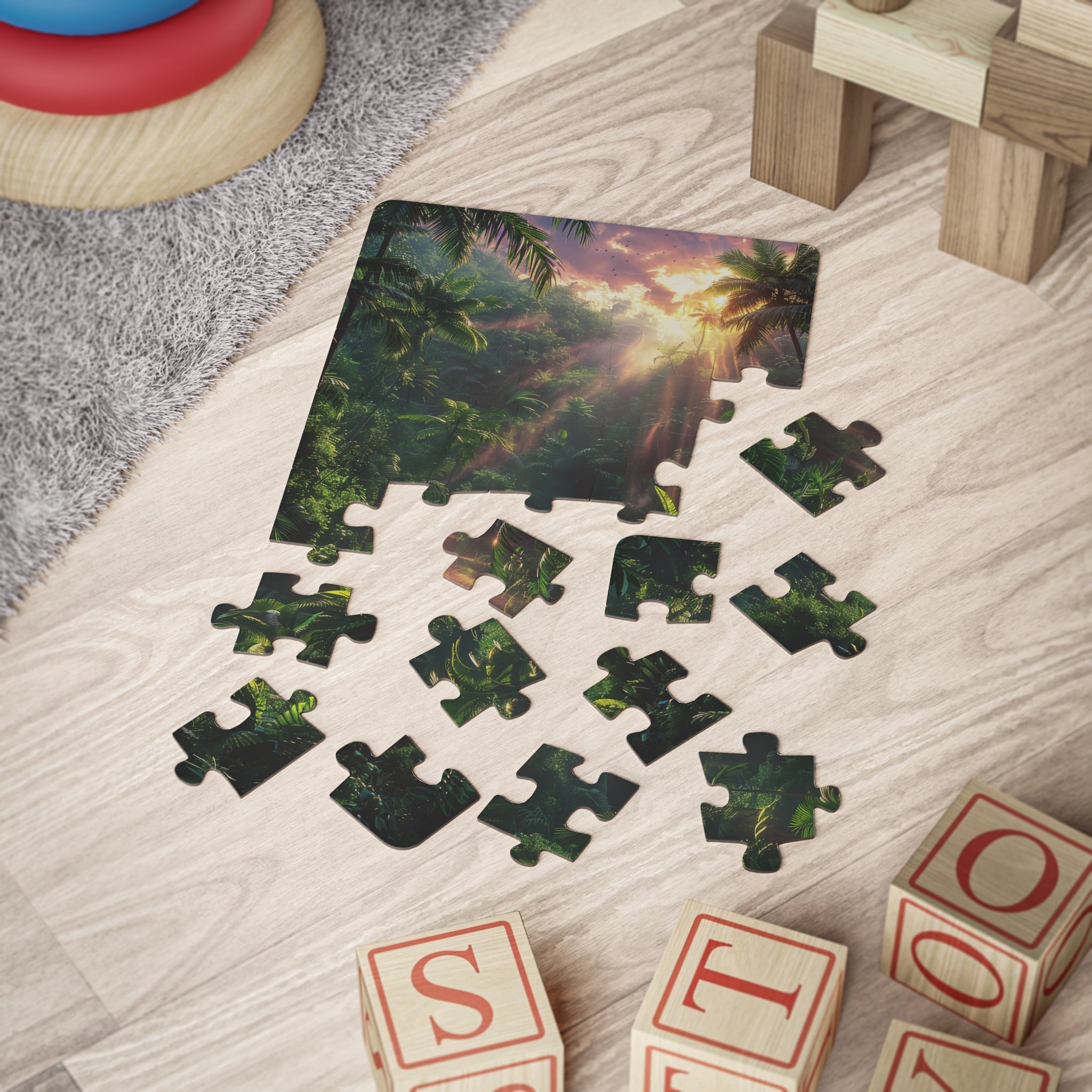 Kids' Puzzle, 30-Piece - Rainforest