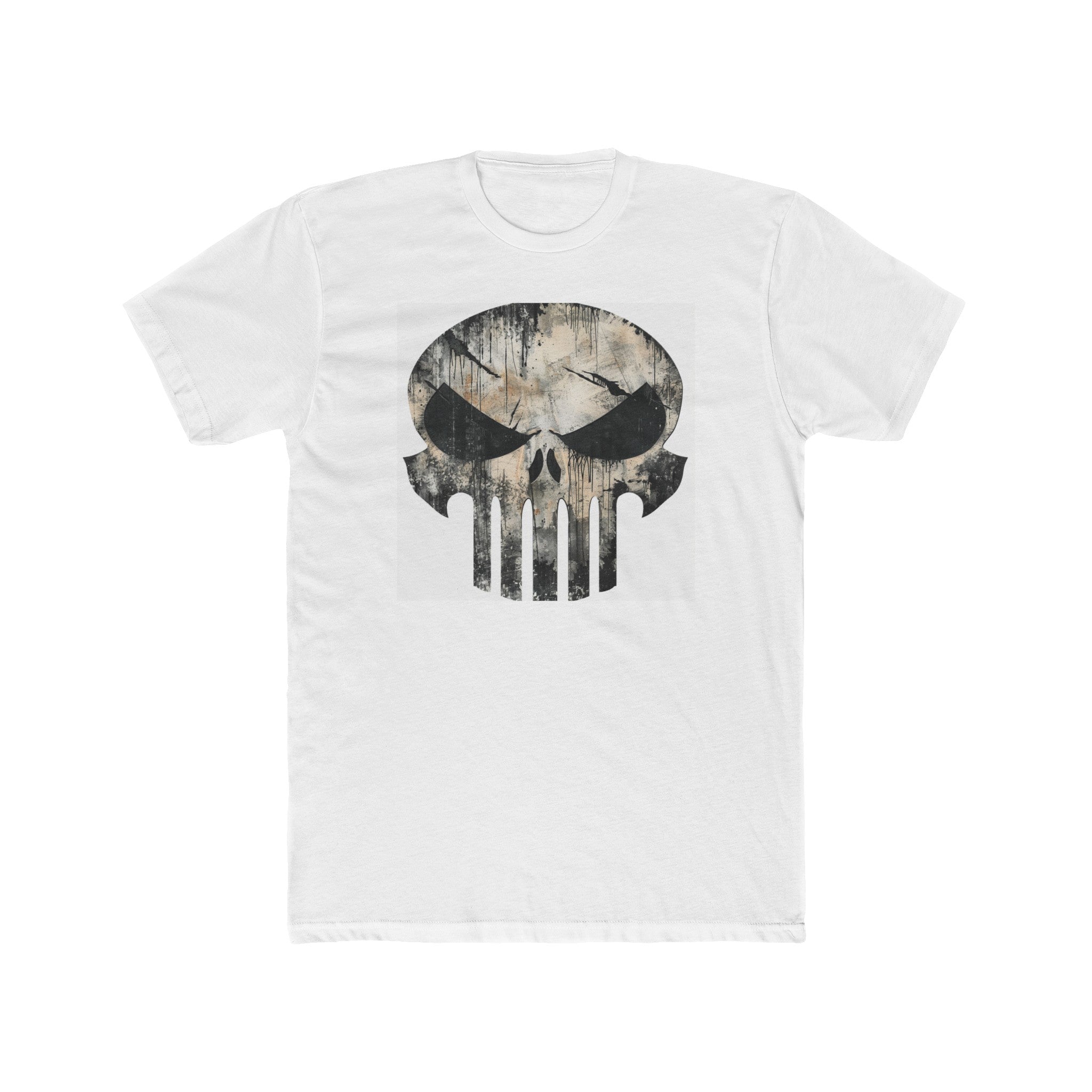 Men's Cotton Crew Tee - Superheroes Collection - Punisher 01
