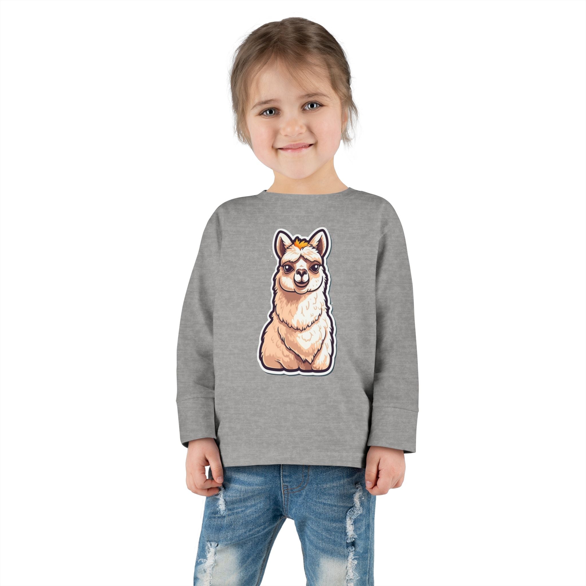 Toddler Long Sleeve Tee - Llama Calf