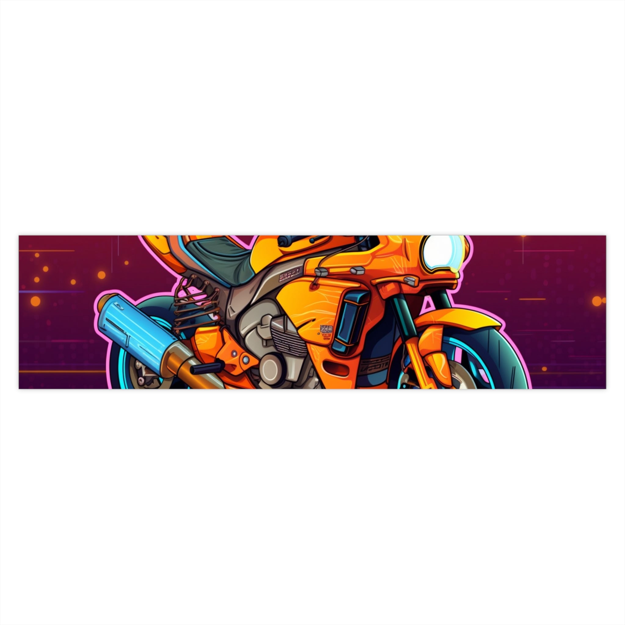 Bumper Stickers - Pop Art Designs, Motorcycle 09
