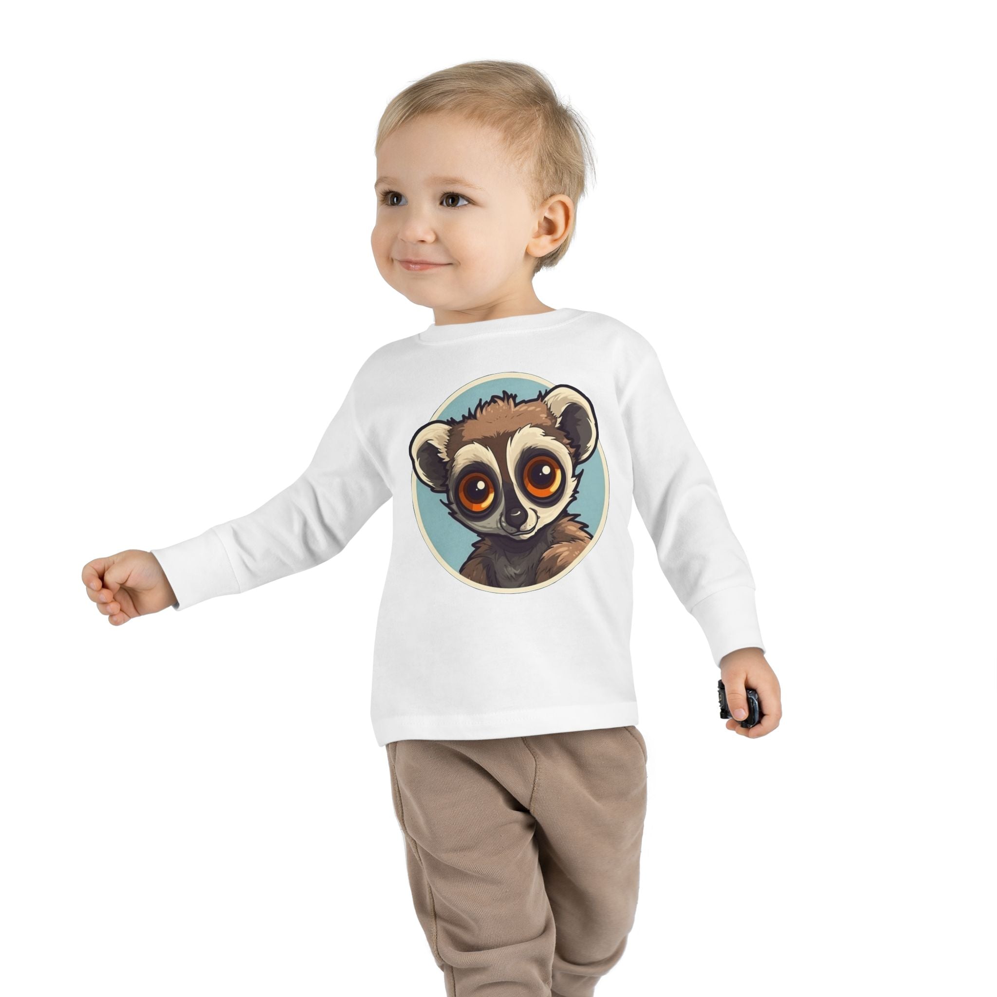 Toddler Long Sleeve Tee - Lemur Pup