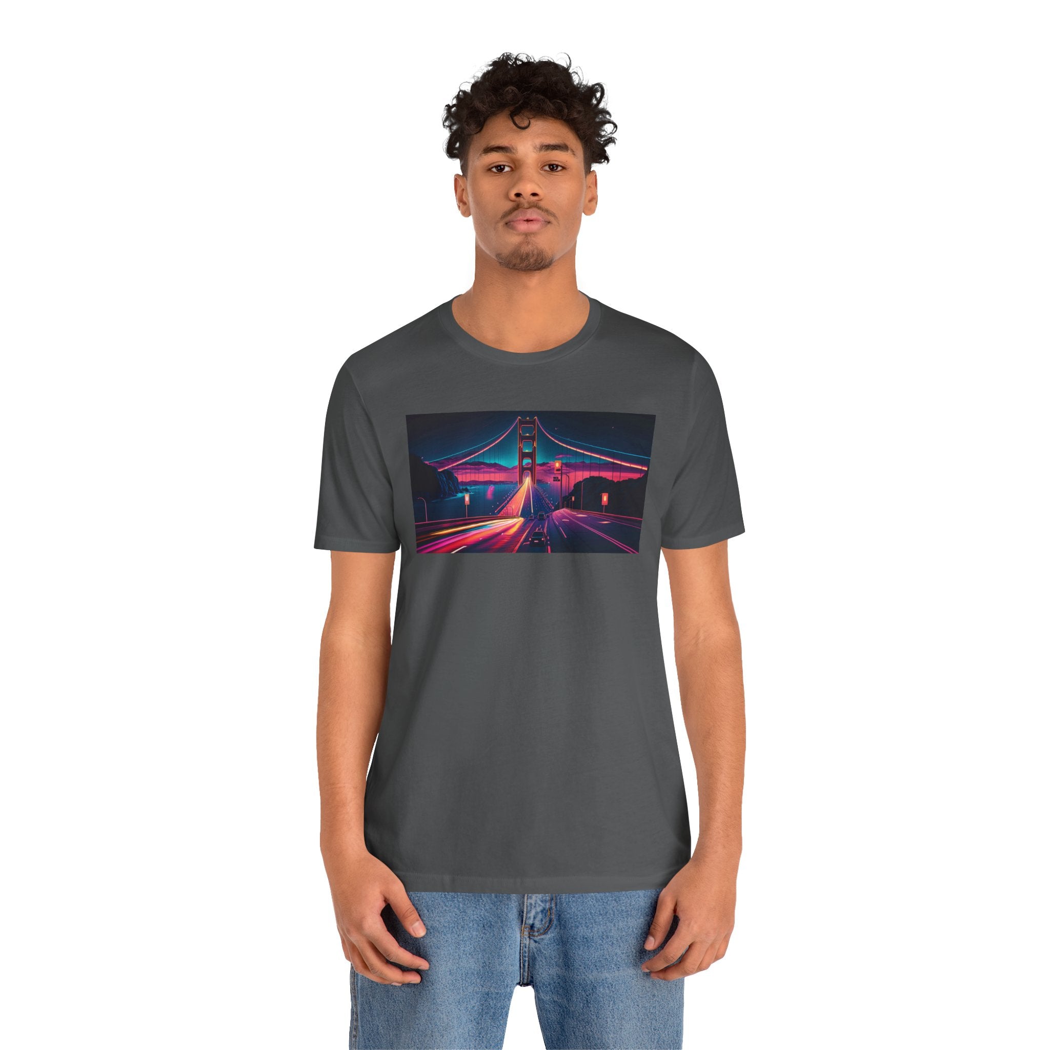 Unisex Jersey Short Sleeve Tee - Golden Gate Bridge, San Francisco, USA