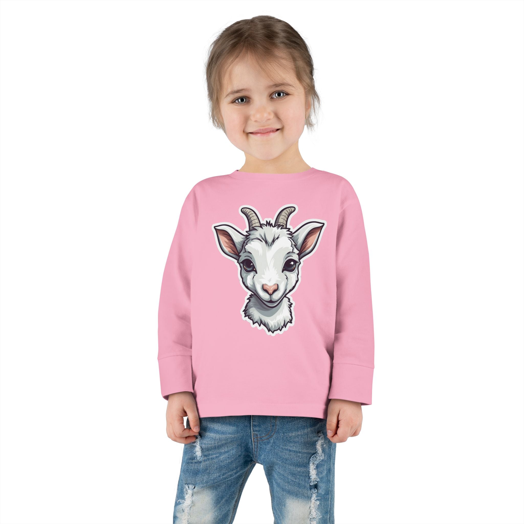 Toddler Long Sleeve Tee - Goat Kid