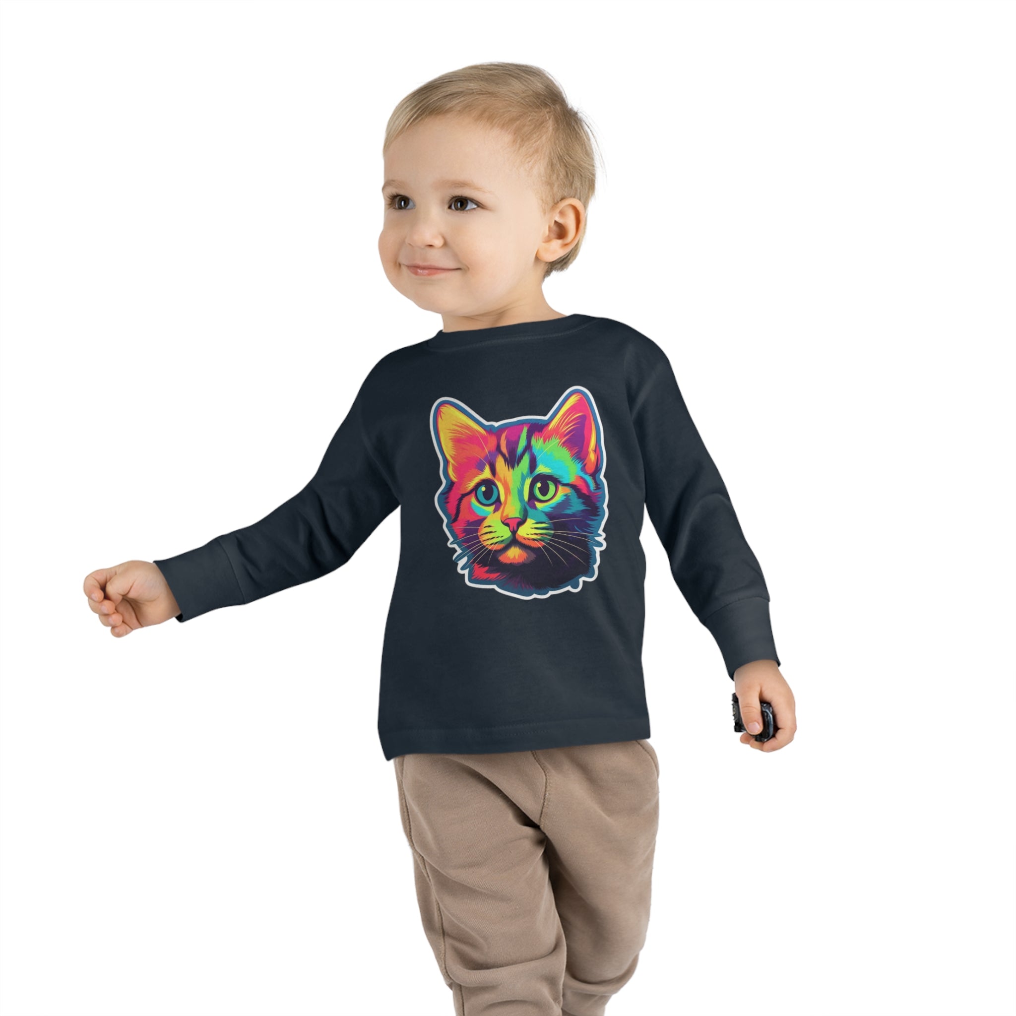 Toddler Long Sleeve Tee - Kittens 07