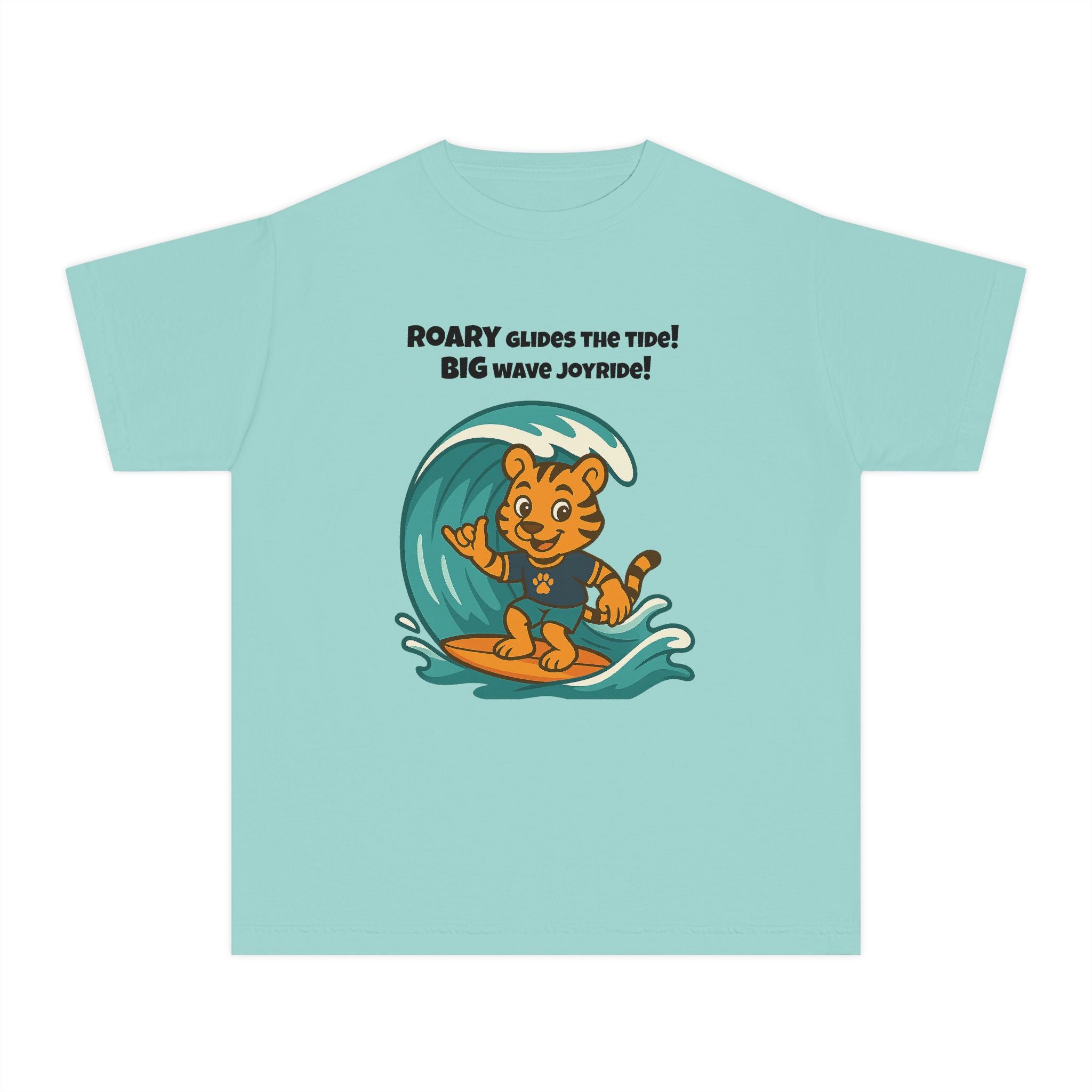 Youth Midweight Cotton Tee - Roary's Surf time