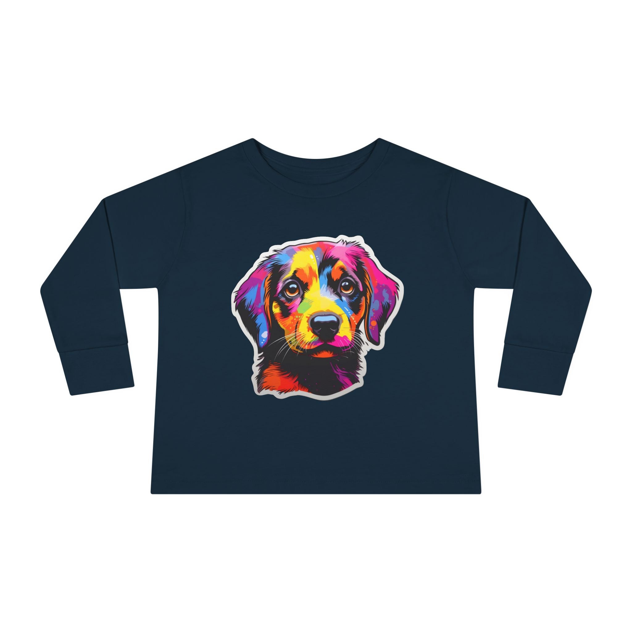 Toddler Long Sleeve Tee - Puppies 10