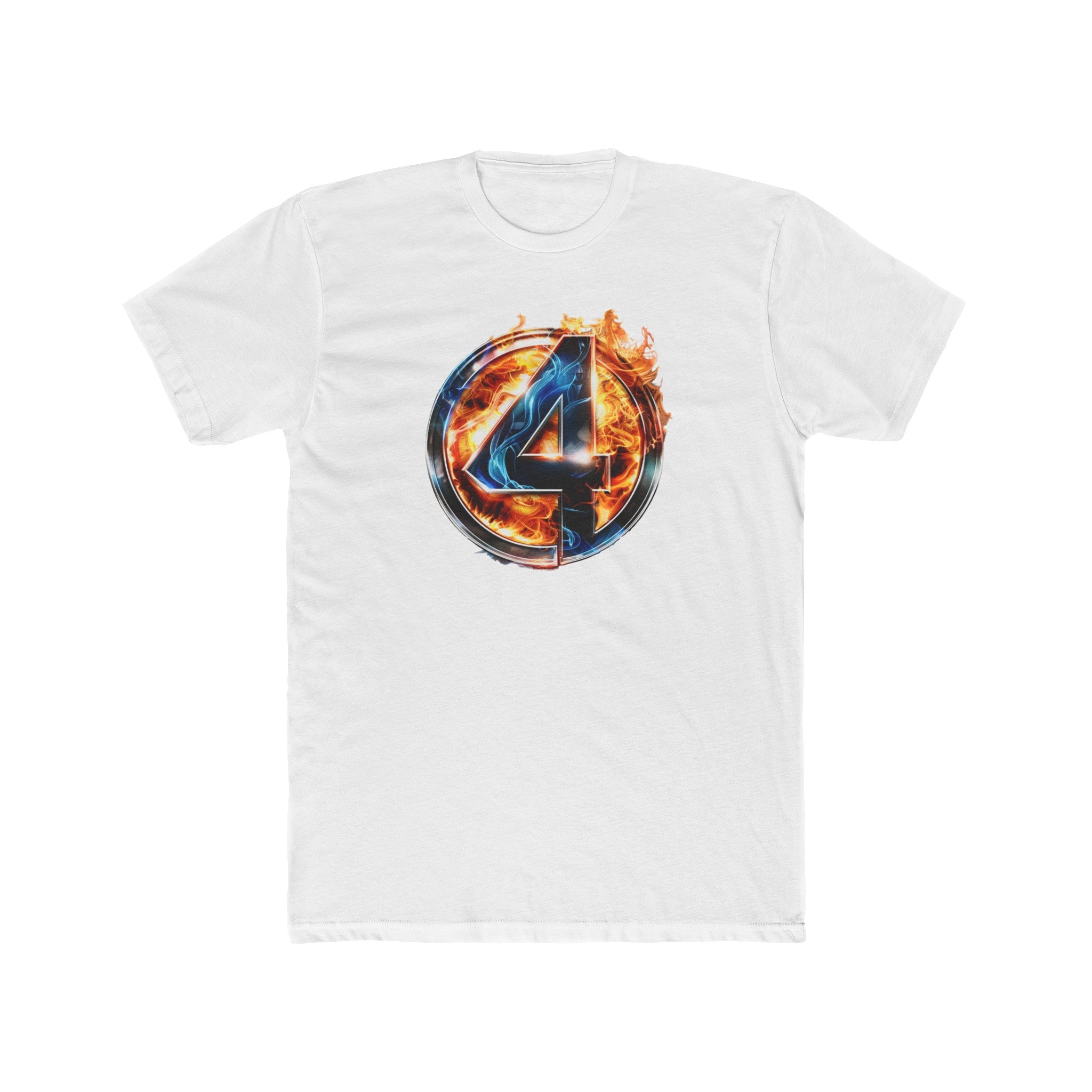 Men's Cotton Crew Tee - Superheroes Collection - Fantastic Four 01