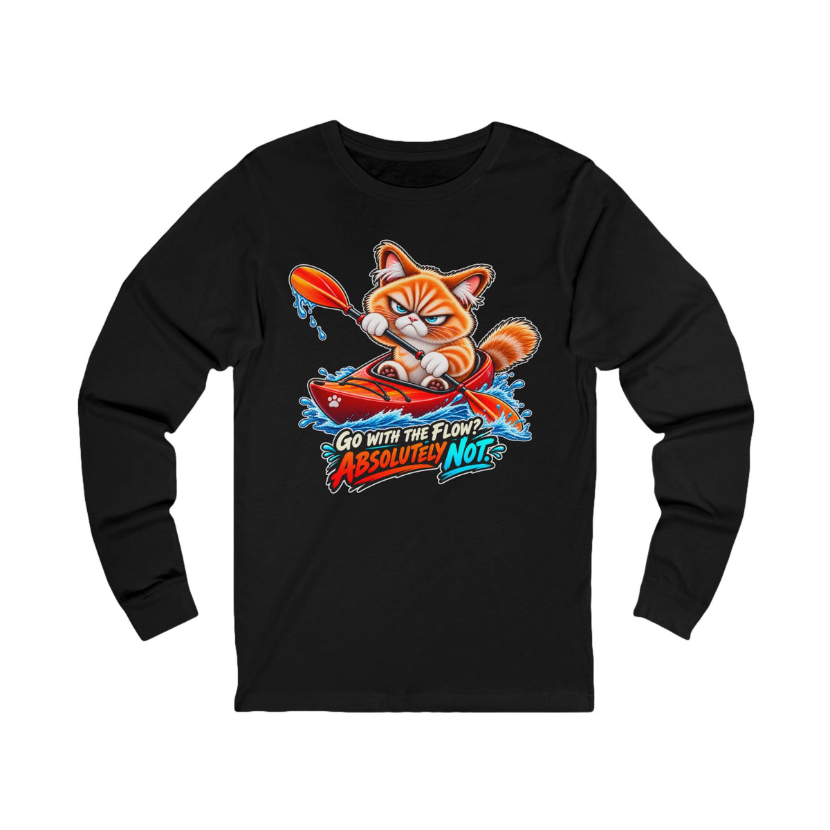 Kayaking - Mildly Feral - Unisex Long Sleeve Tee