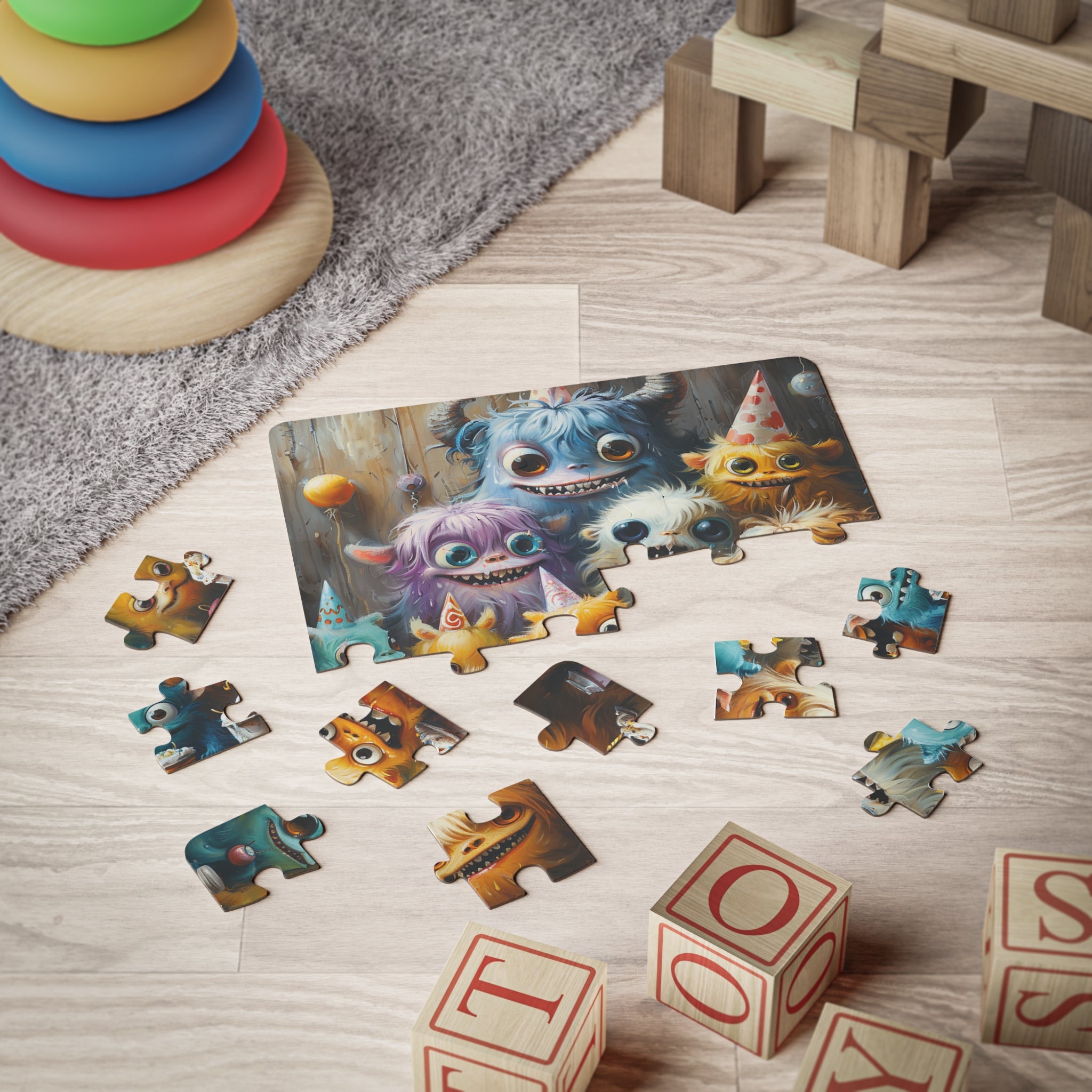 Kids' Puzzle, 30-Piece - Monster Party