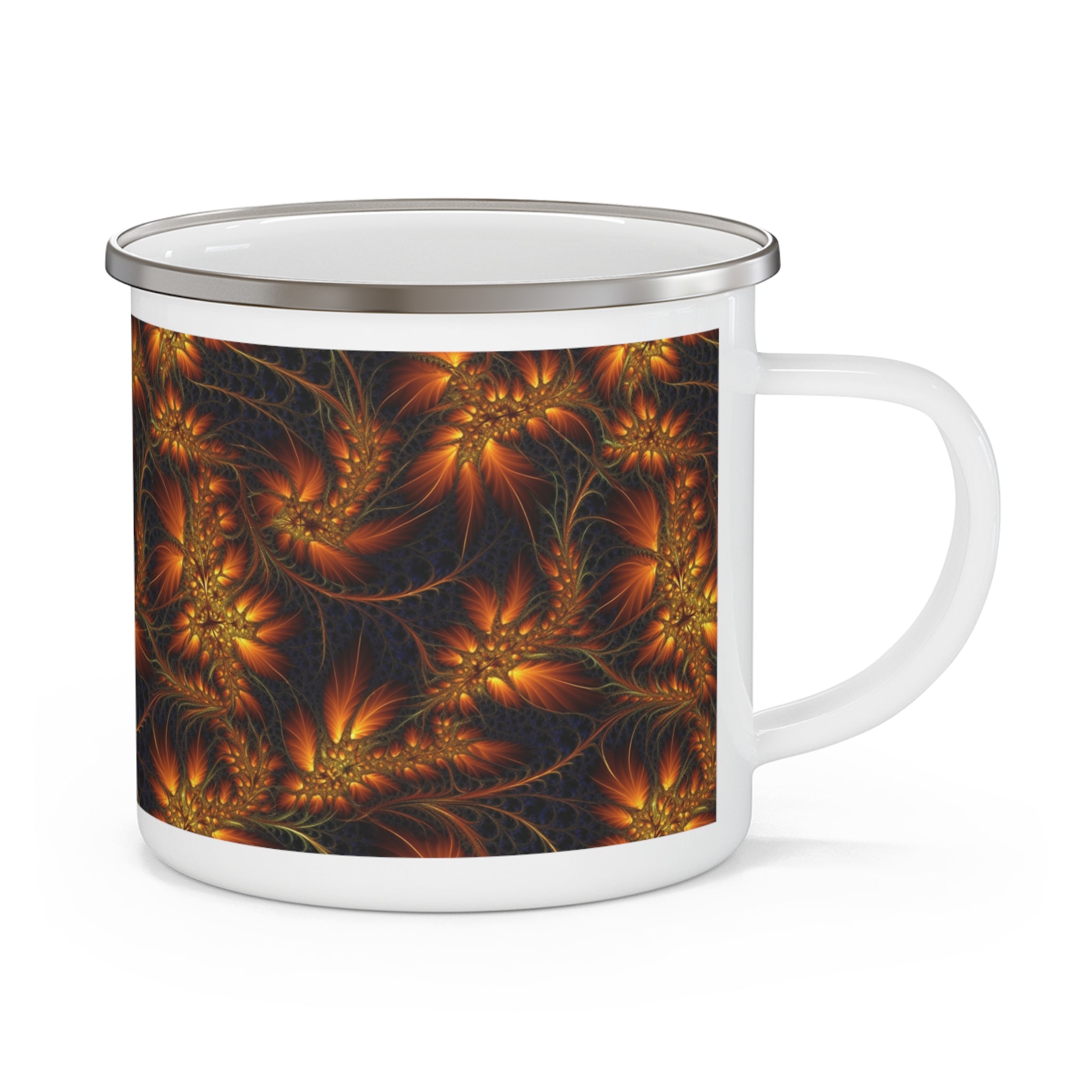 Enamel Camping Mug - Seamless Designs 09