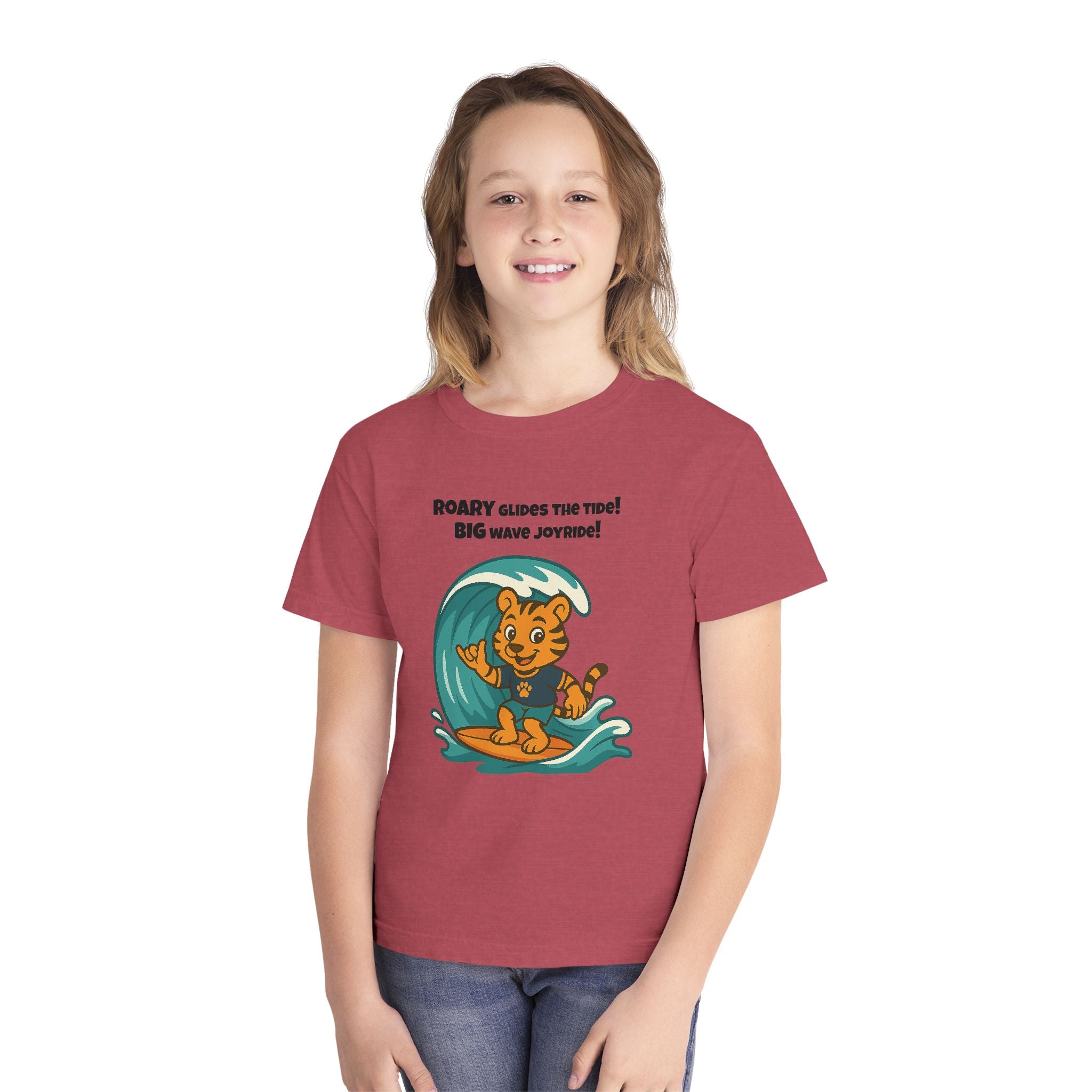 Youth Midweight Cotton Tee - Roary's Surf time