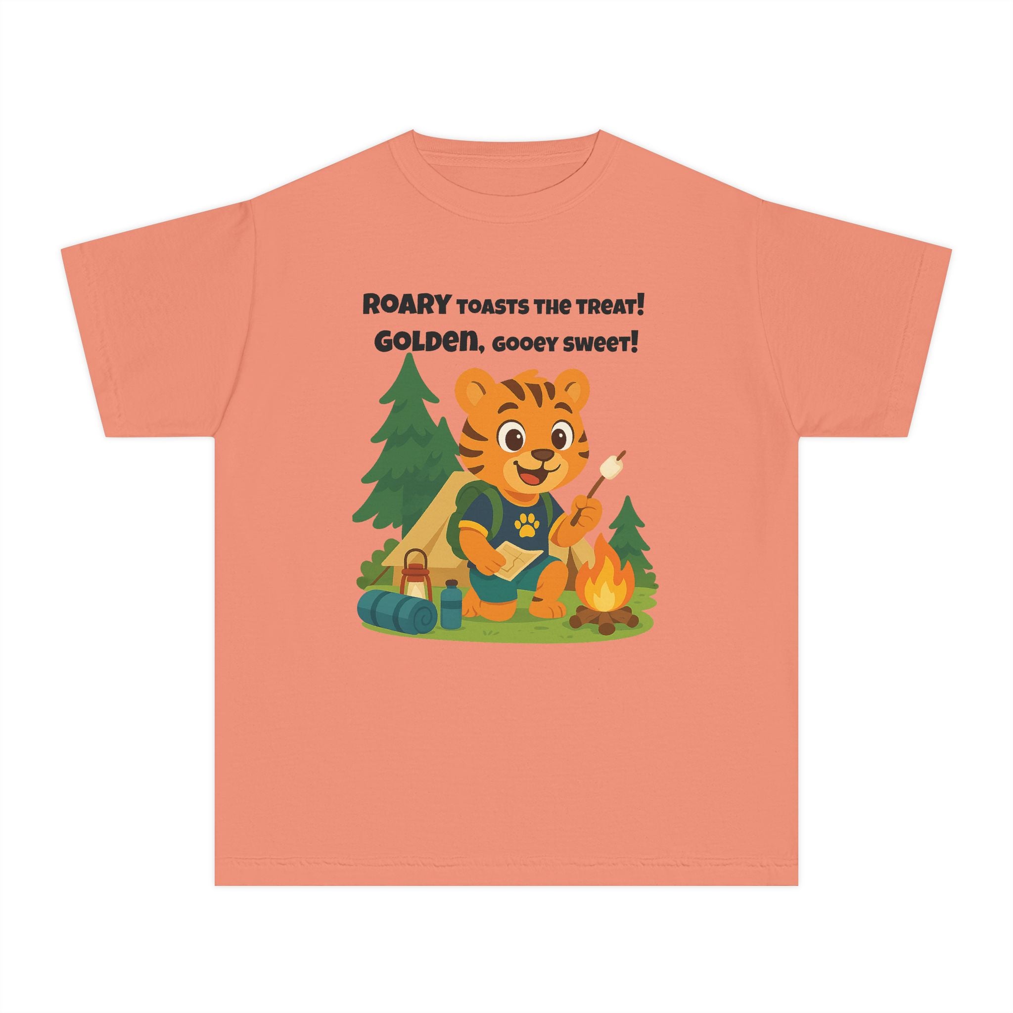 Youth Midweight Cotton Tee - Roary's Camping Adventures