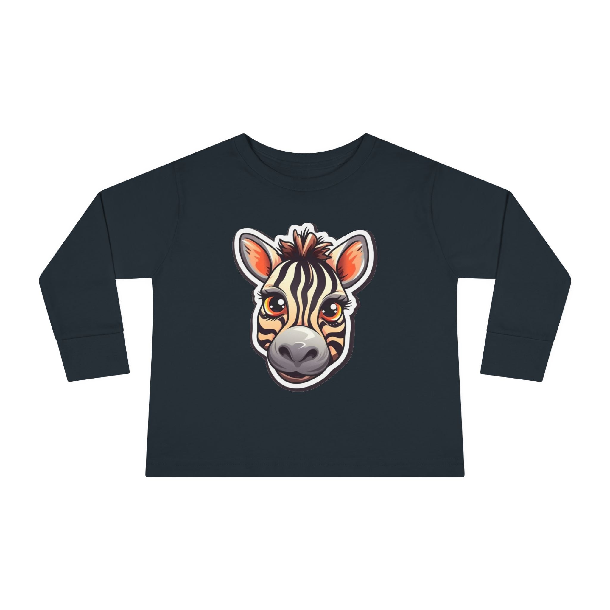 Toddler Long Sleeve Tee - Zebra Foal